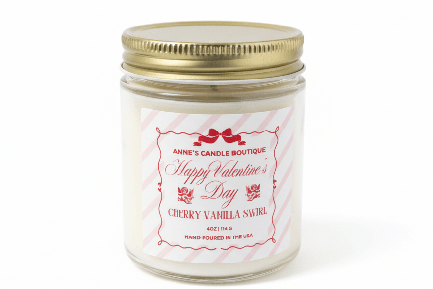 Cherry Vanilla Swirl Candle