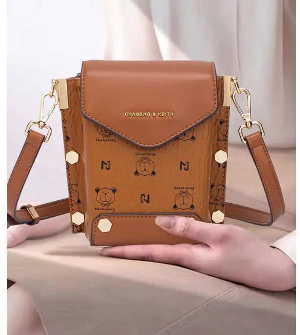 Women's Crocodile Crossbody Bag - Mini Shoulder