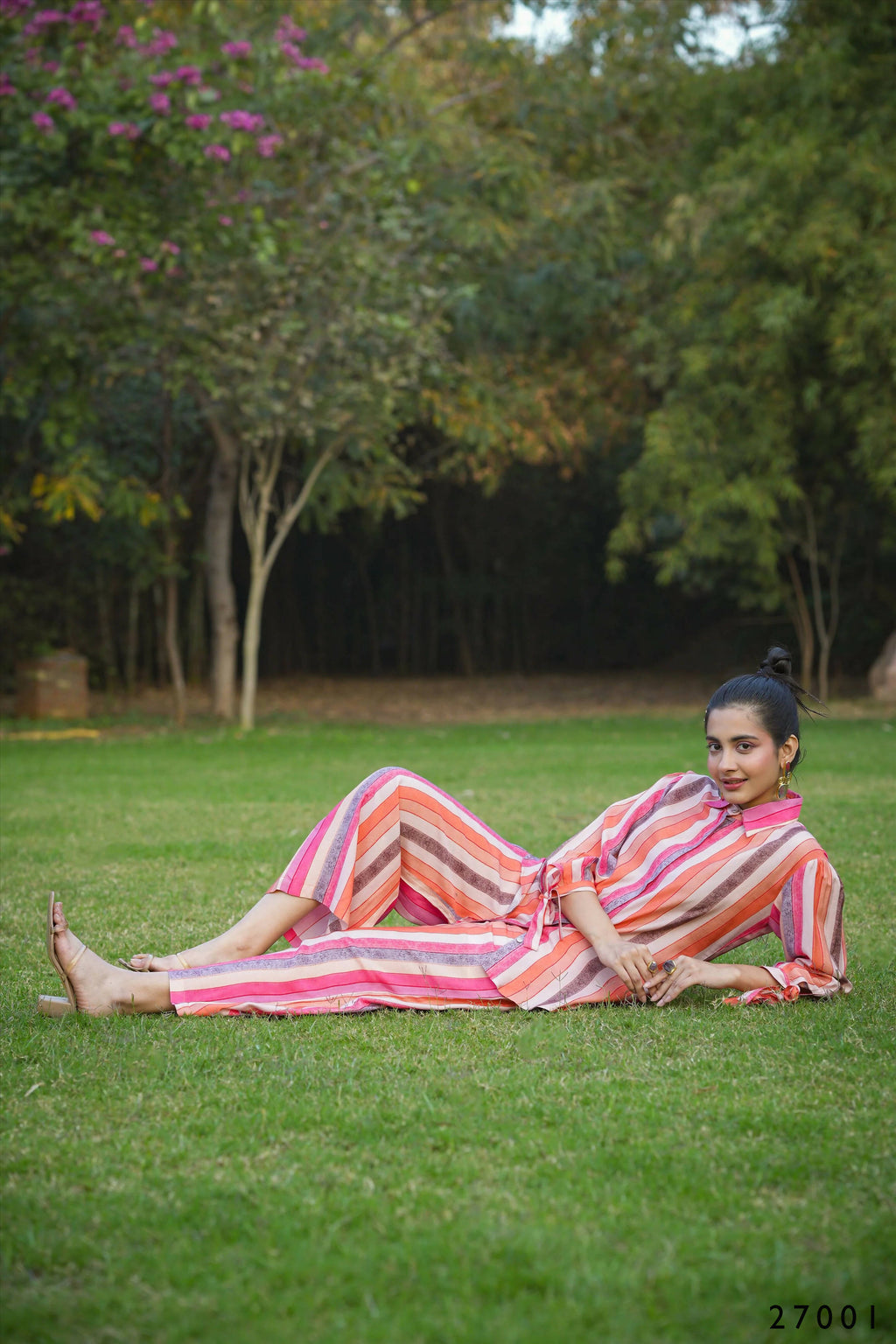 Women's Casual Multi Mull Cotton Co-ord Set - Anya Collection
