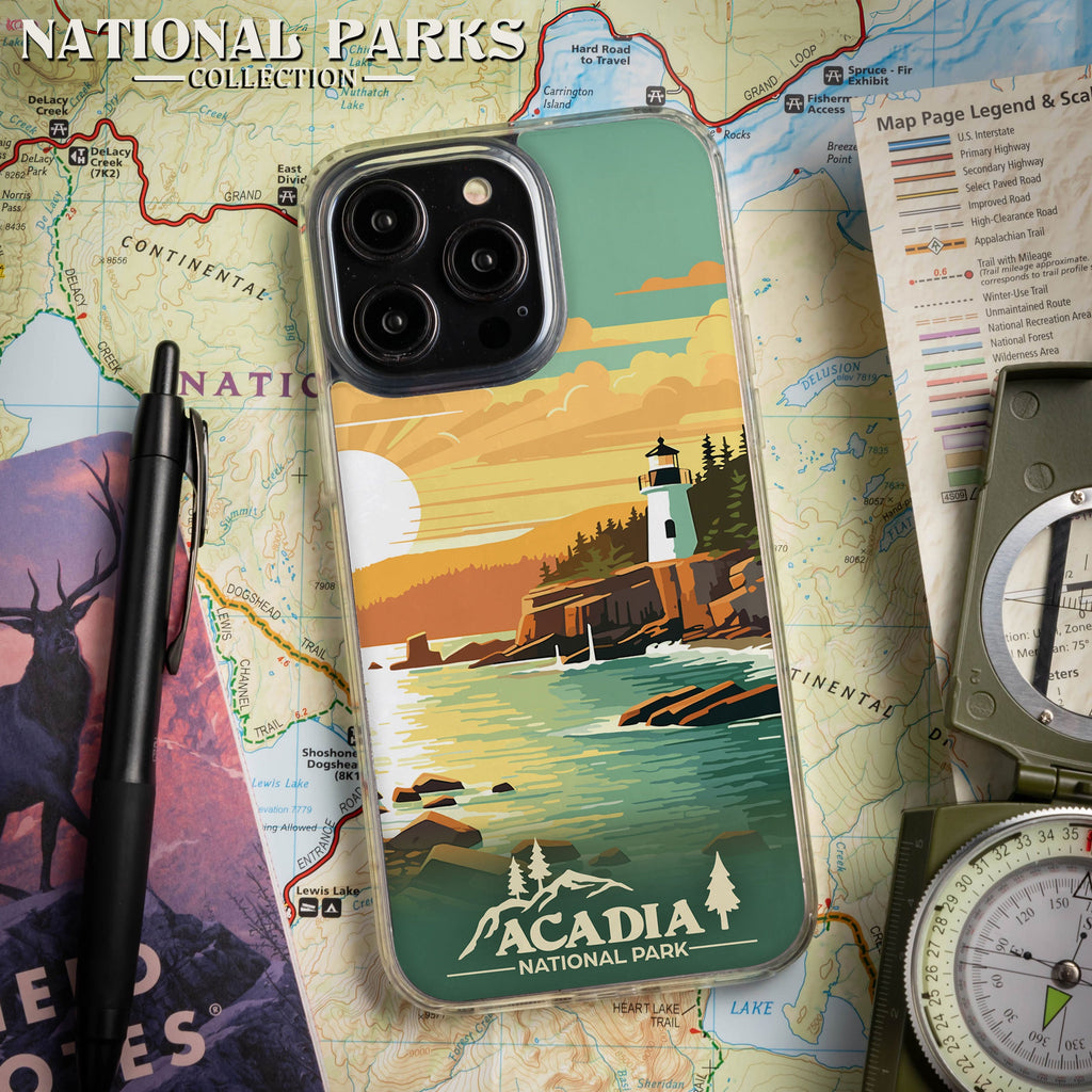 National Parks Acadia HD Apple iPhone 12 Series Mag-Safe Phone Case