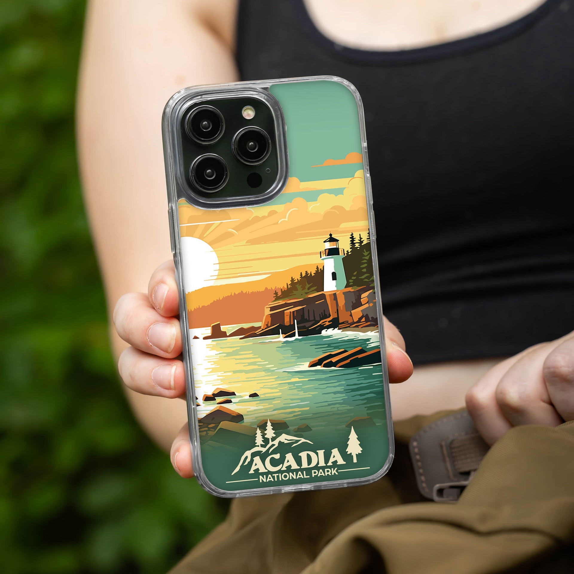 National Parks Acadia HD Apple iPhone 12 Series Mag-Safe Phone Case
