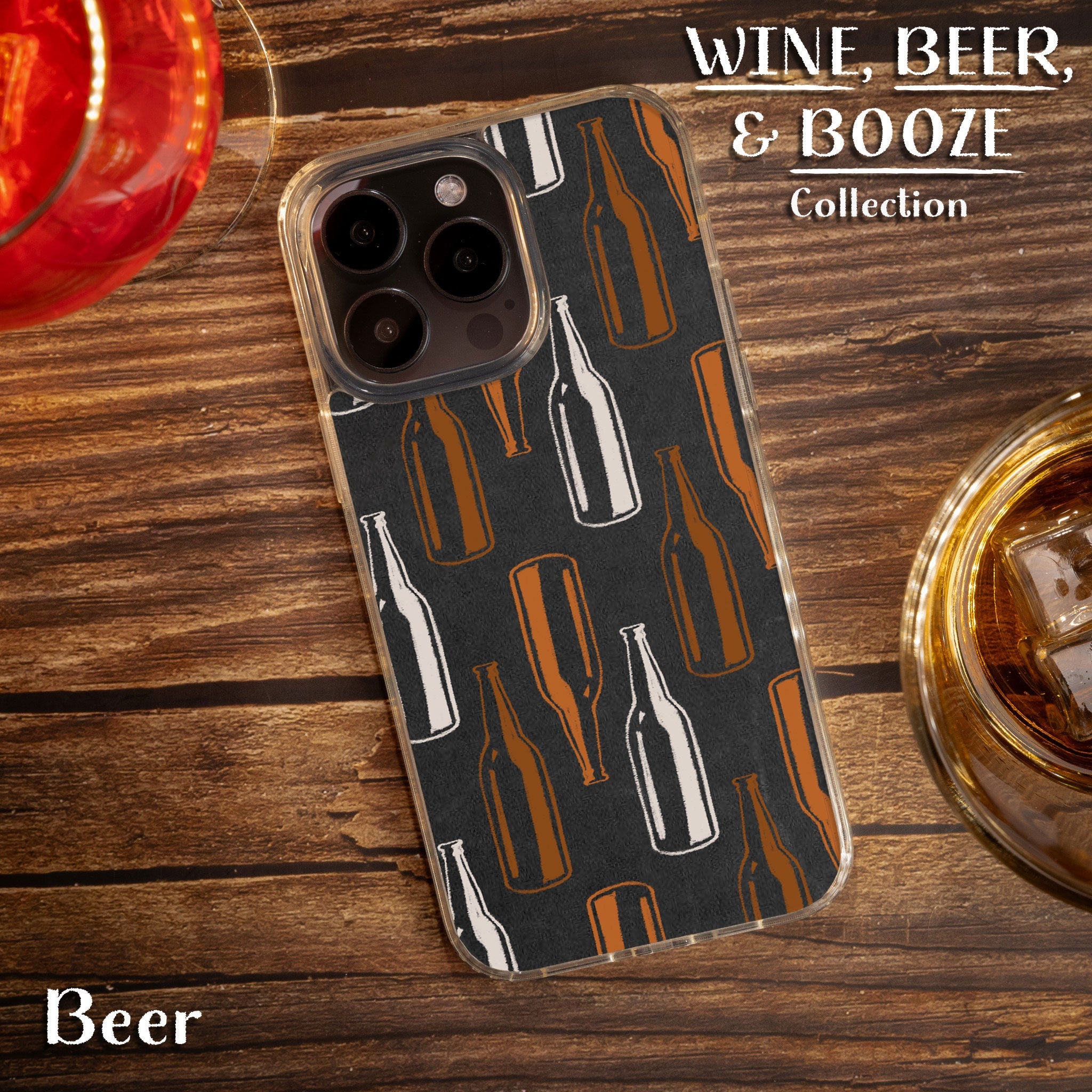 Wine, Beer, & Booze HD Mag-Safe Protective Case for iPhone 12