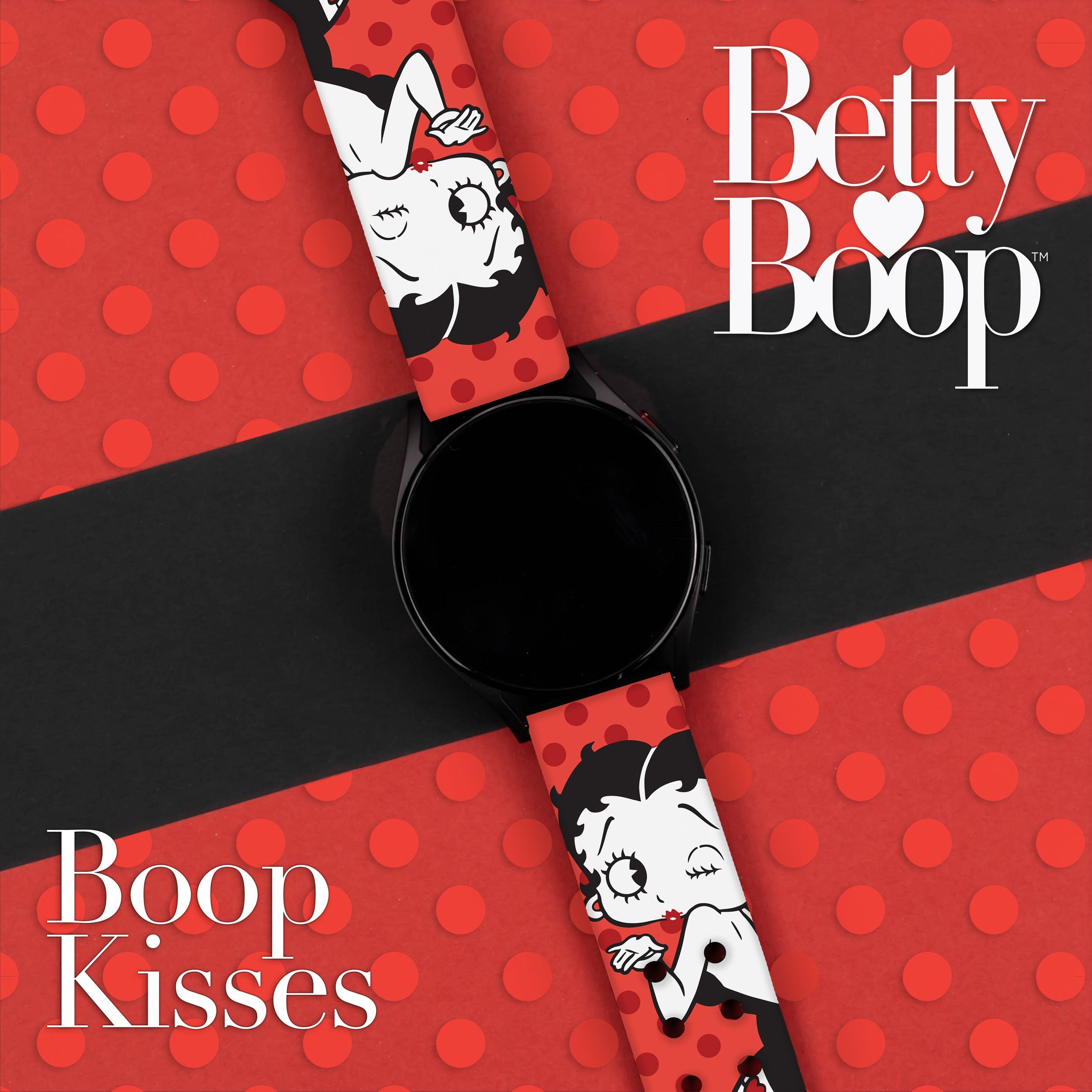 Betty Boop Classic HD  Watchband for Samsung, Garmin, Fossil, and More