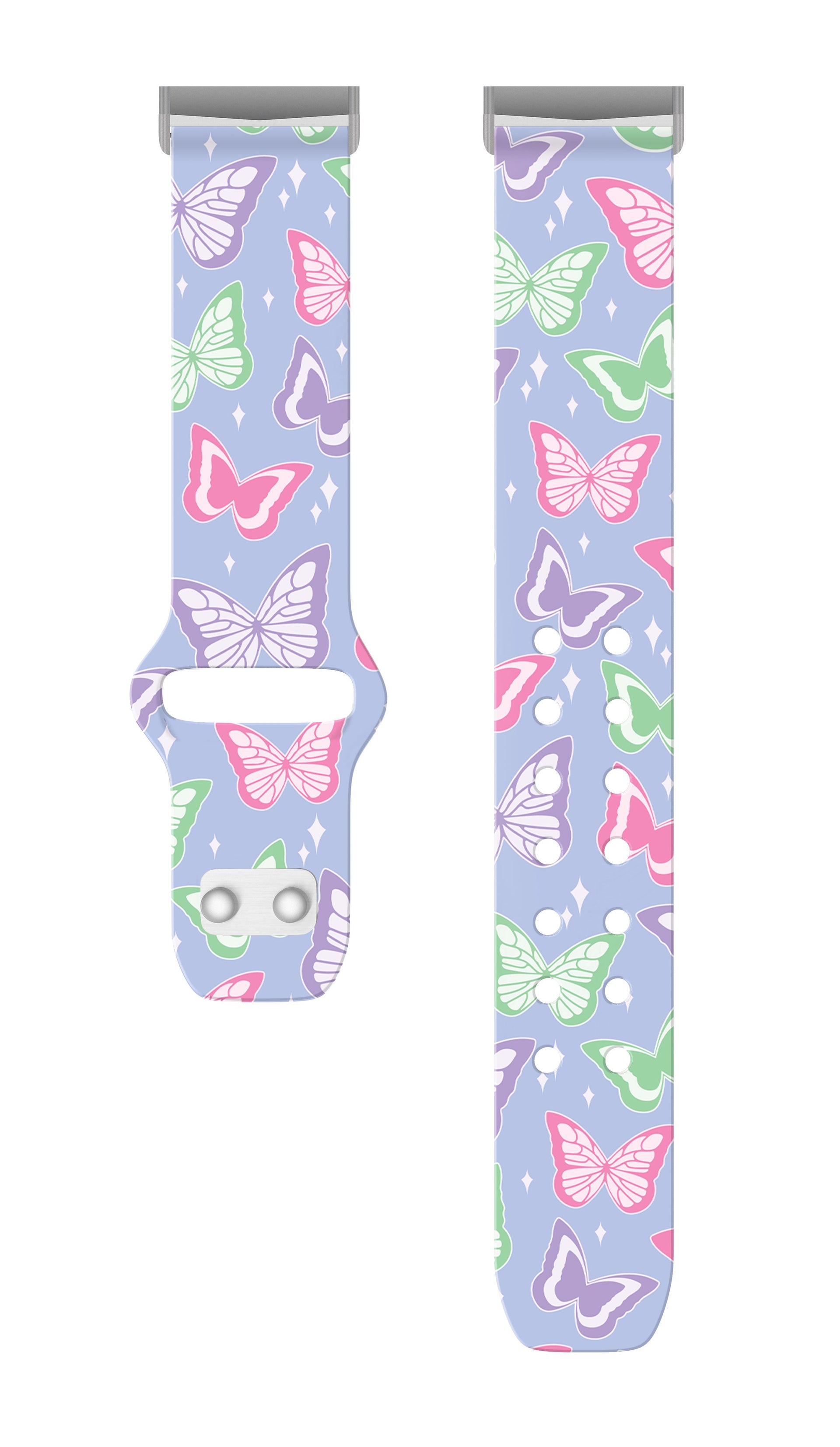 Y2K Checkered Print Watch Band for Fitbit Versa 3 and Sense 1