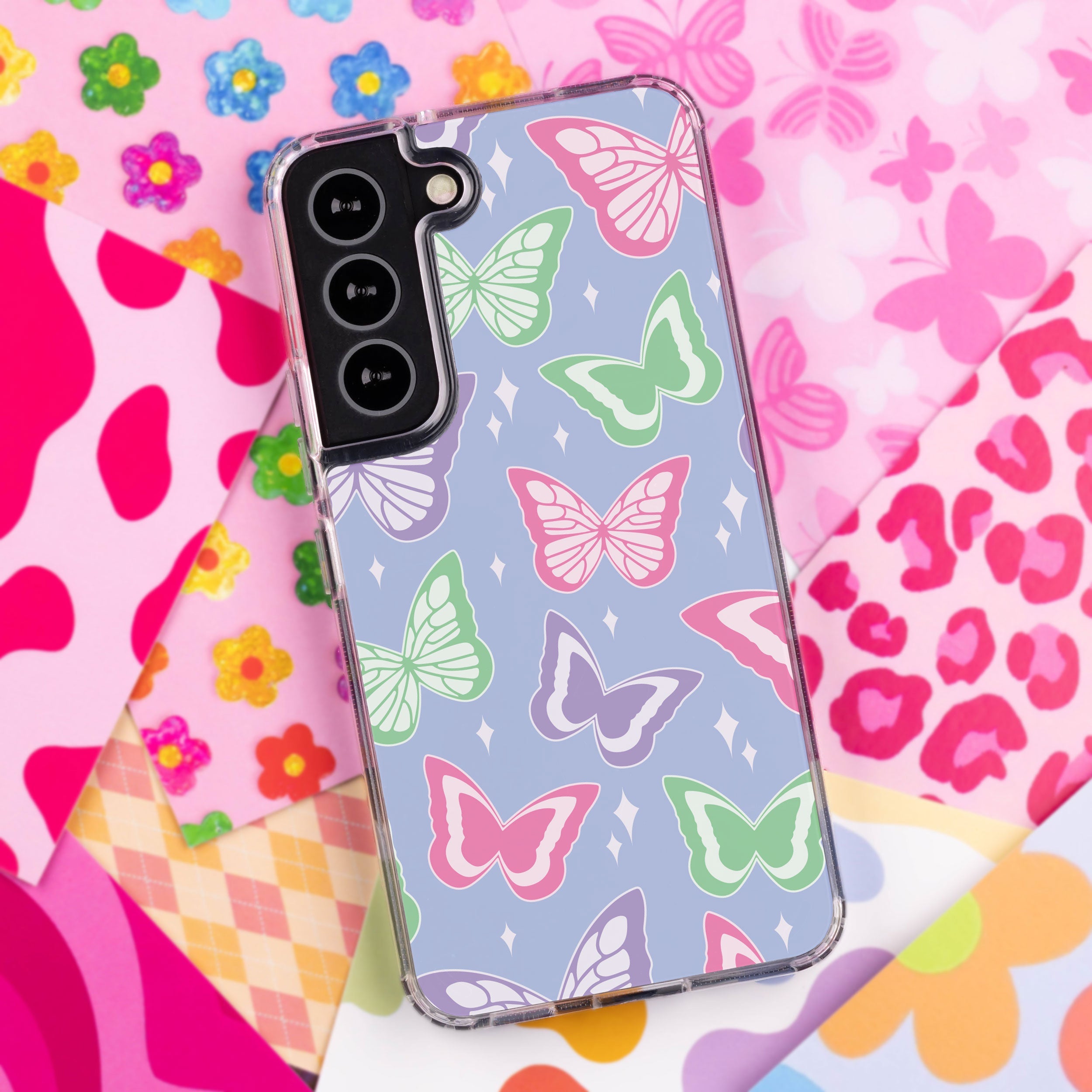 Y2K Abstract Phone Case for Samsung Galaxy S22 Series - Aesthetic