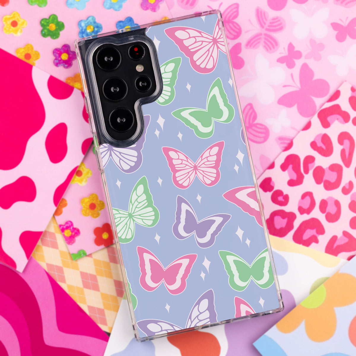 Y2K Abstract Phone Case for Samsung Galaxy S22 Series - Aesthetic