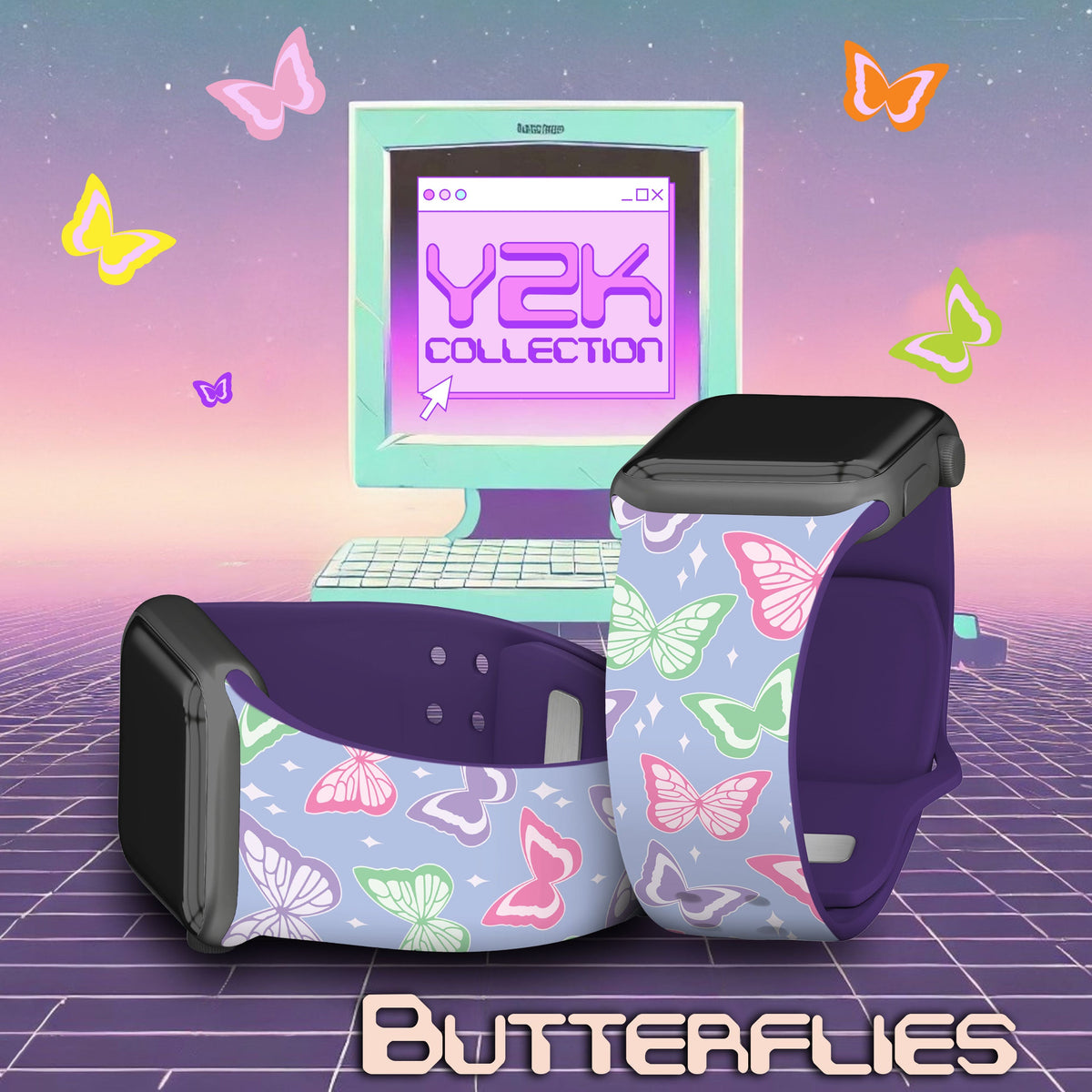 Y2K Aesthetic HD Apple Watch Band for All Series