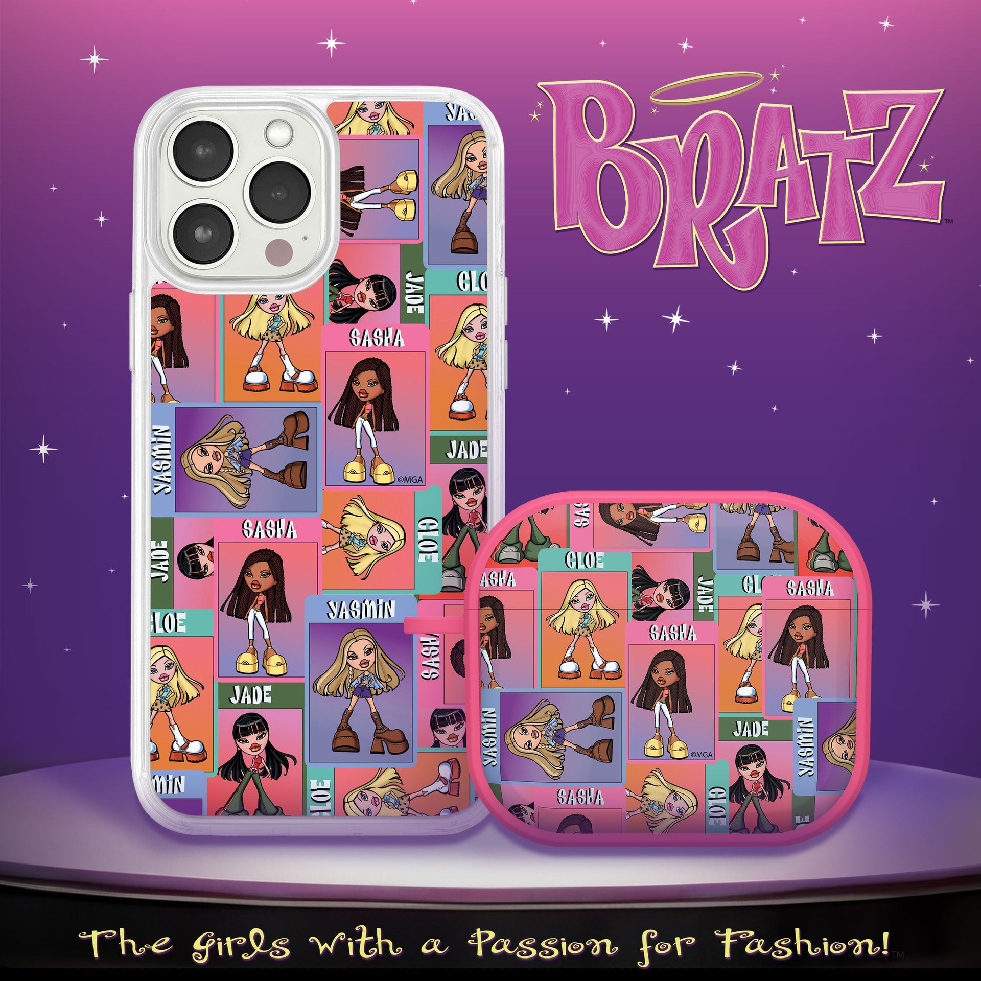 Bratz® Classic HD Apple iPhone 13 Mag-Safe Phone Case and AirPods Gen 3 Combo Package