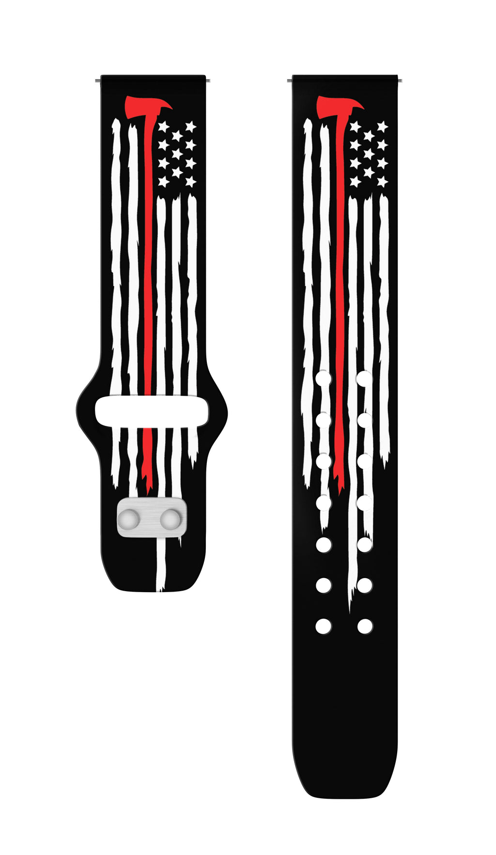 FireFighter First Responder HD  Watchband for Samsung, Garmin, Fossil, and More for Samsung, Garmin, Fossil, and More