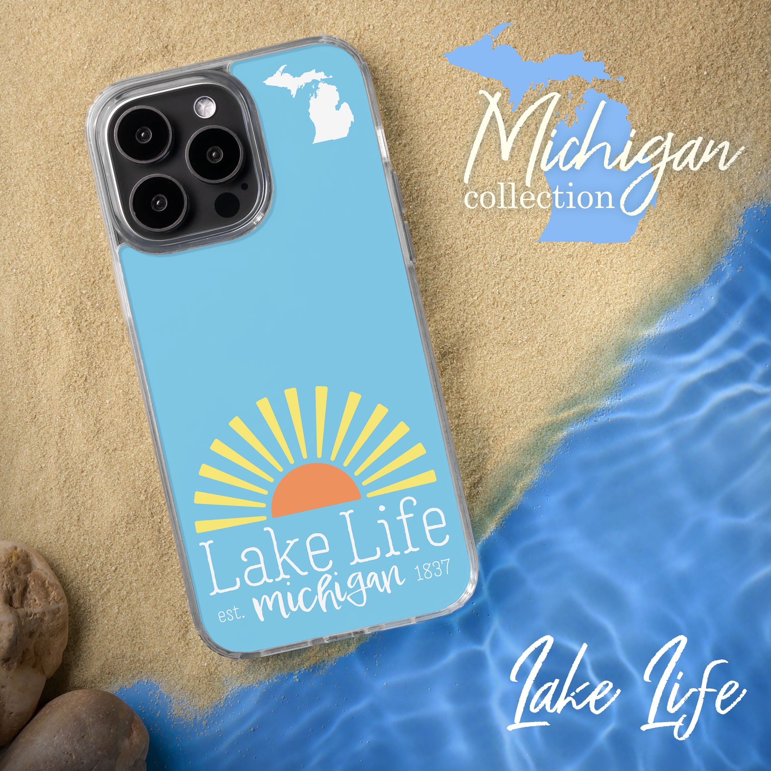 Michigan HD Apple iPhone 15 Series Mag-Safe Phone Case