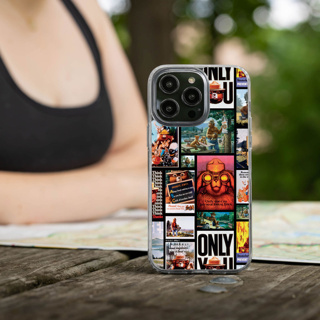 Smokey Bear Classic HD Apple iPhone 14 Series Mag-Safe Phone Case