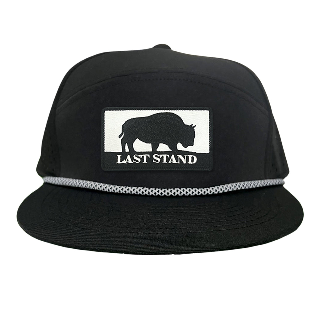 Bison Graphic Curved Bill Trucker Hat Mesh Snapback Cap