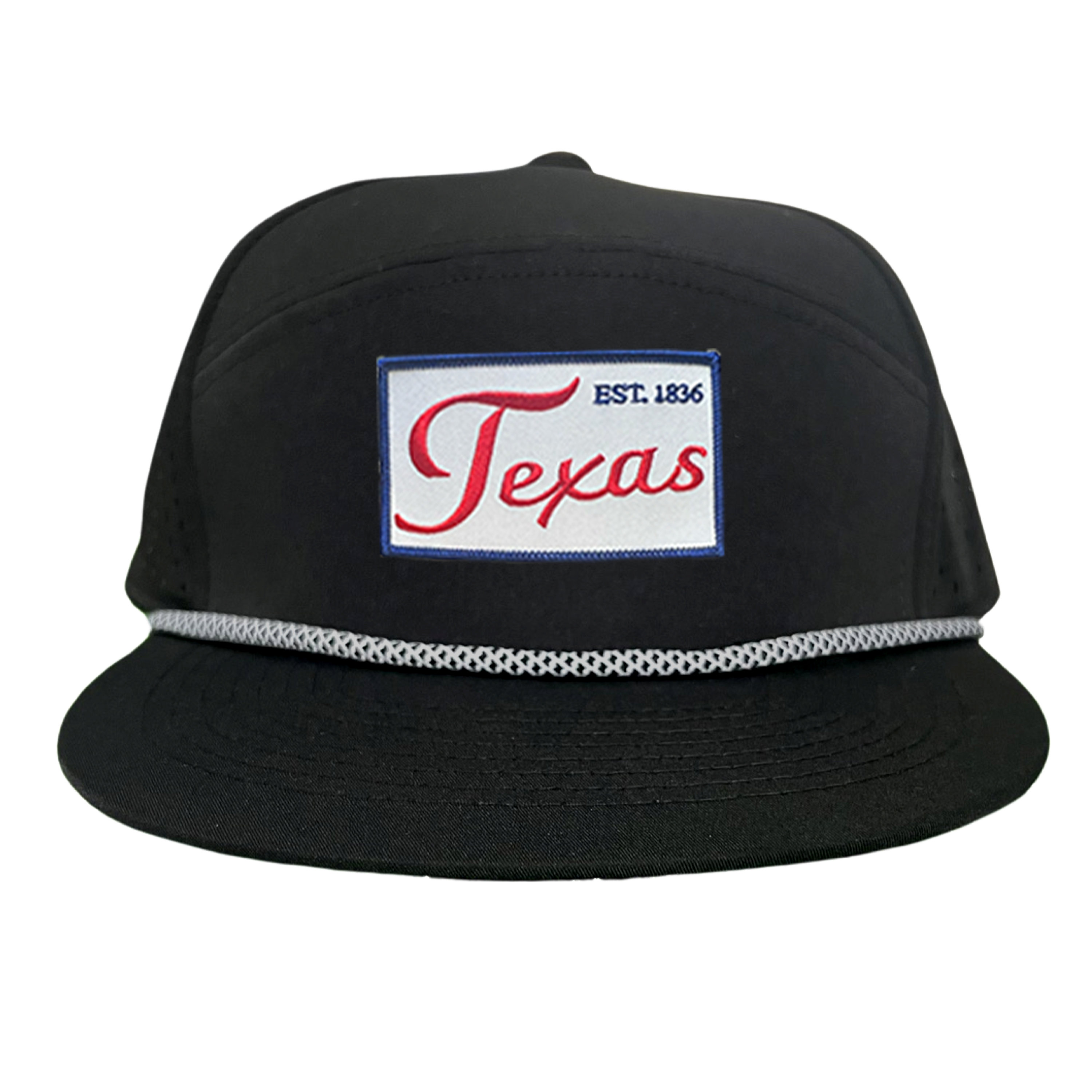 Texas EST 1836 Script Hat - Mesh Snapback, Dad or Rope Style