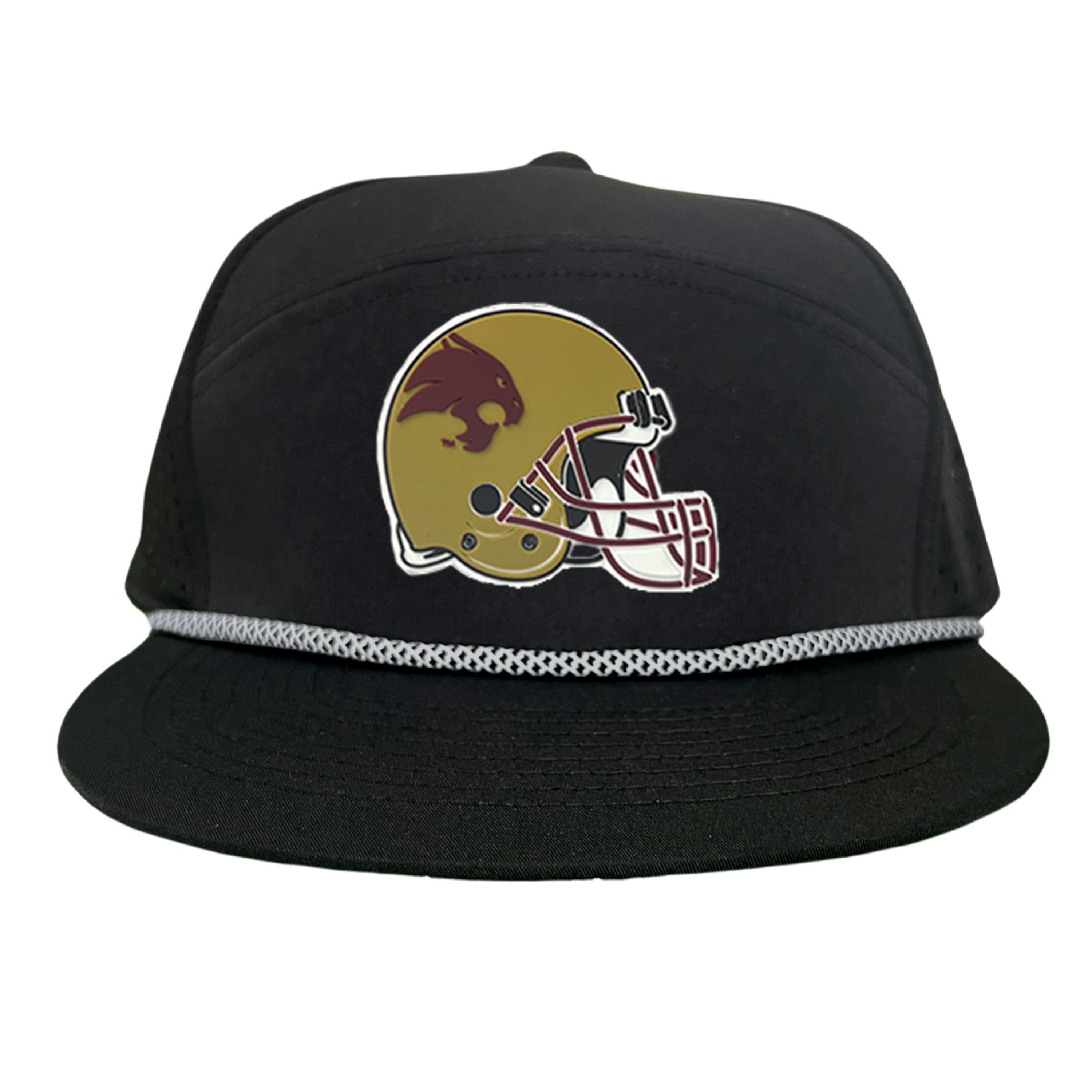 Texas State Bobcats Helmet Logo Patch Hat Accessory