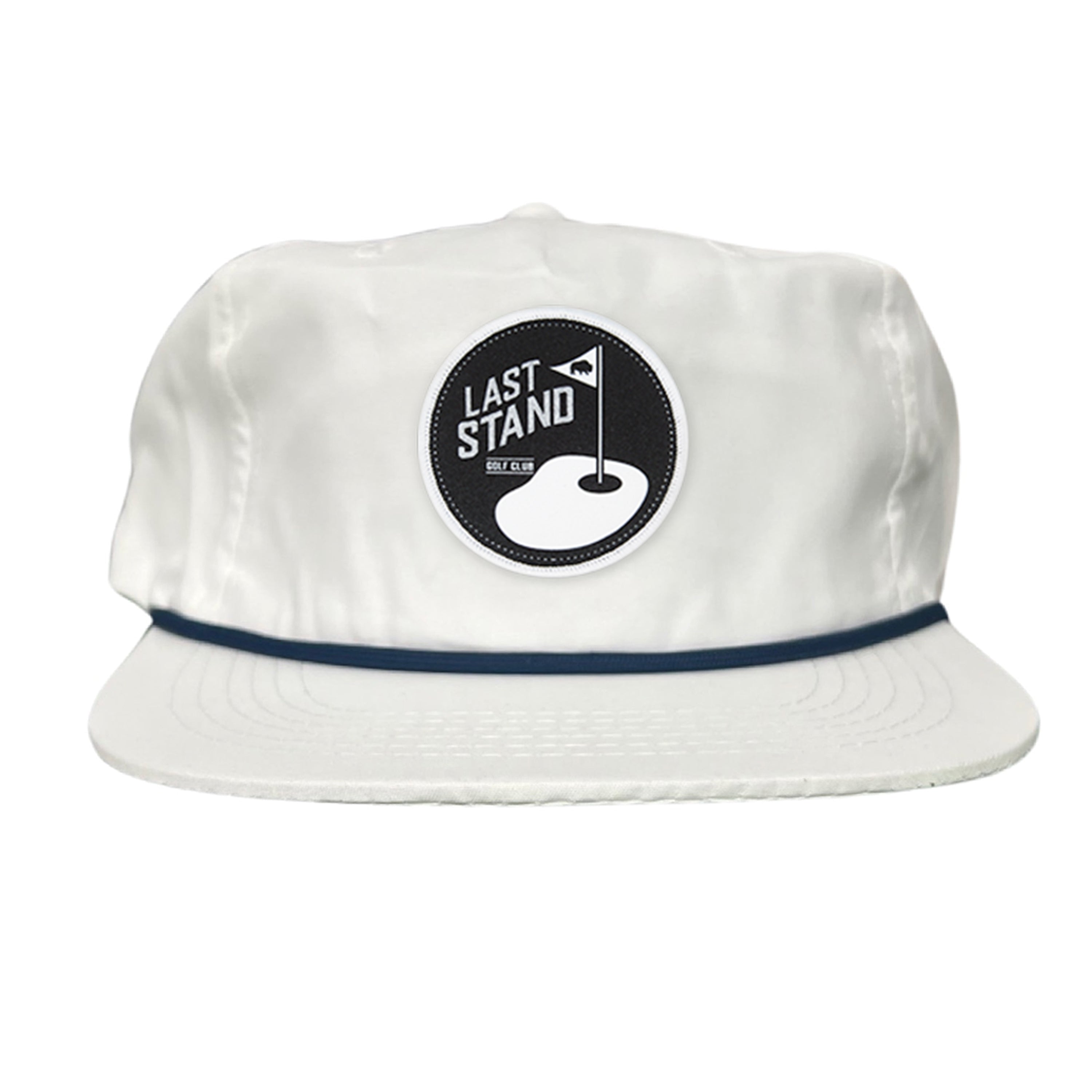 Golf Club Snapback Hat with Breathable Mesh Back and Curved Bill