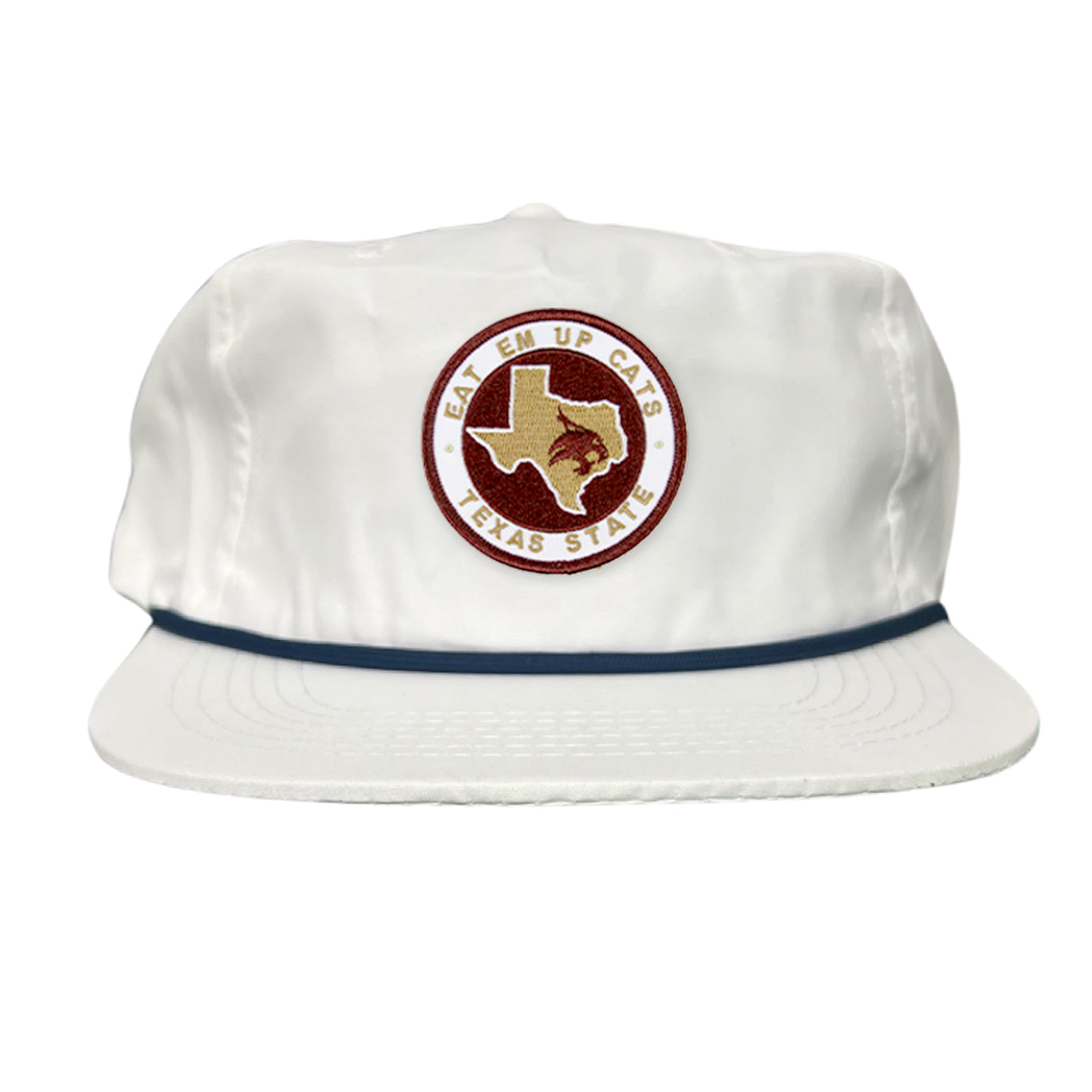 Texas State Eat Em Up Cats Supercat Patch Embroidered Hat