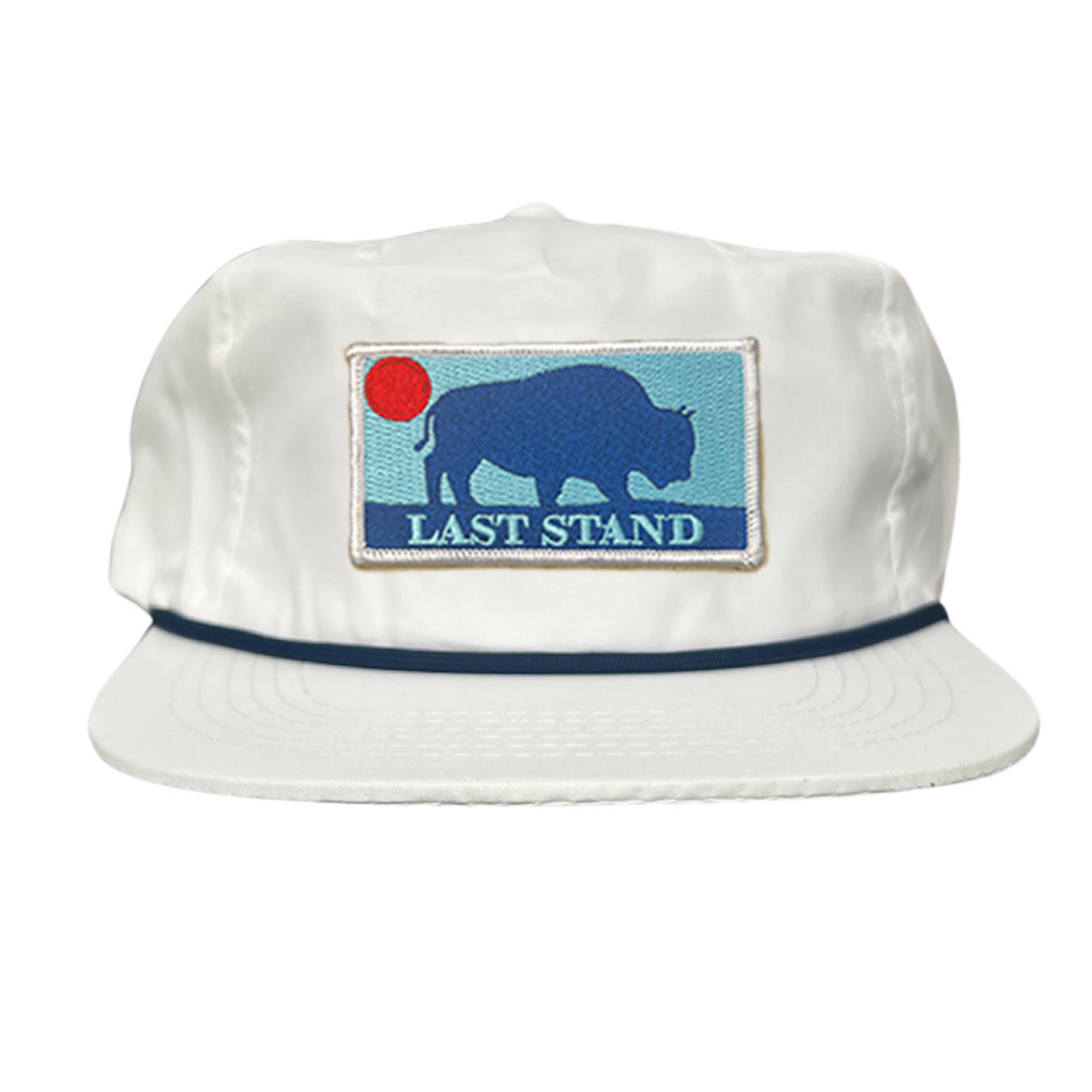 Bison Sunset Baseball Cap - Mountain Outdoors Snapback Hat
