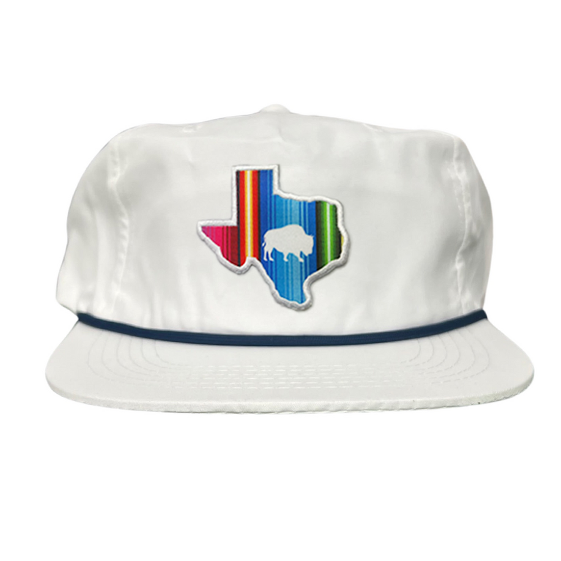 State of Texas Serape Baseball Cap with Adjustable Snapback Closure