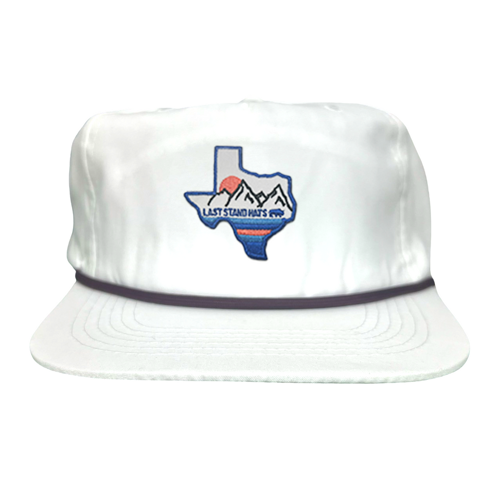Texas Mountains Blue Graphic Hat - Classic Casual Cap