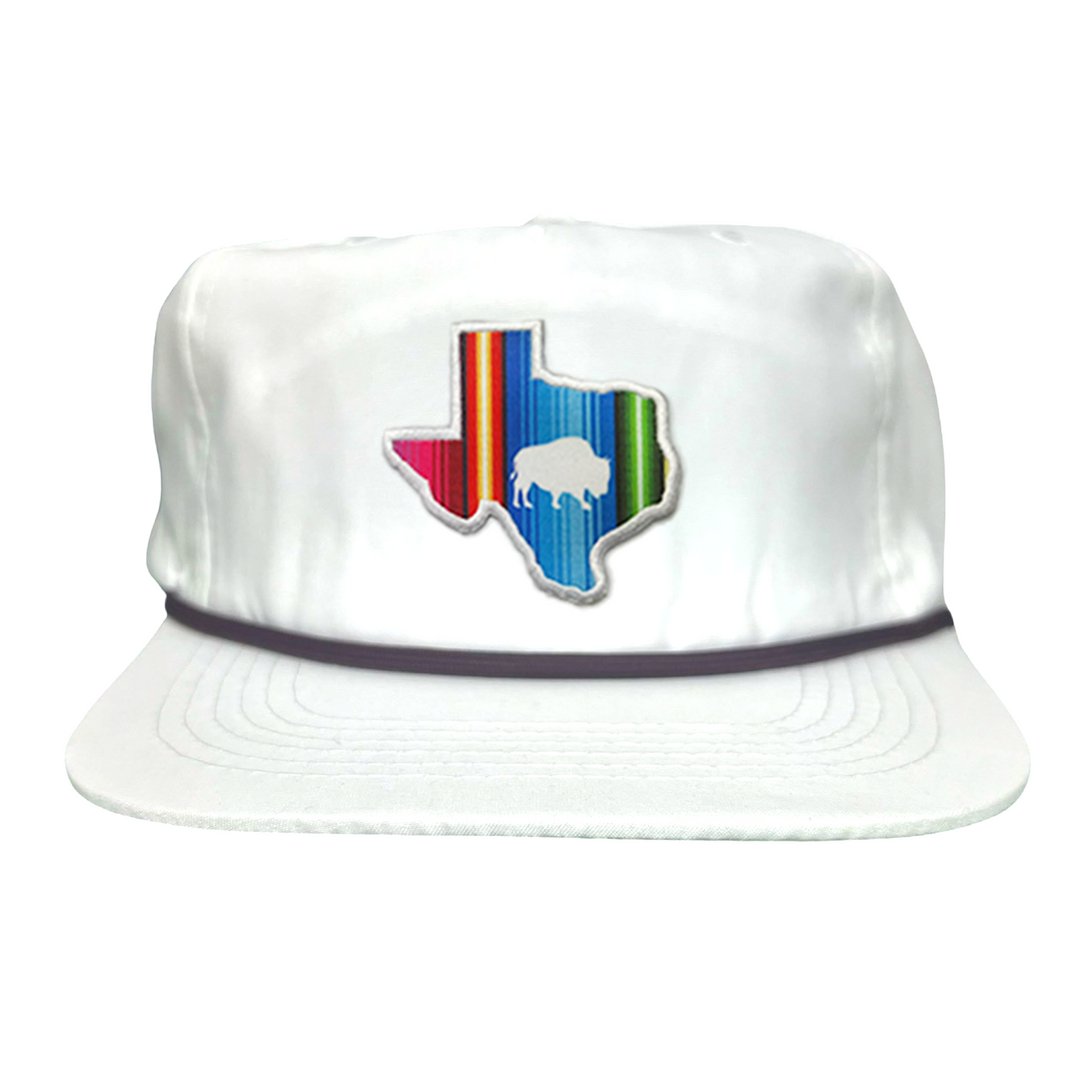 State of Texas Serape Baseball Cap with Adjustable Snapback Closure