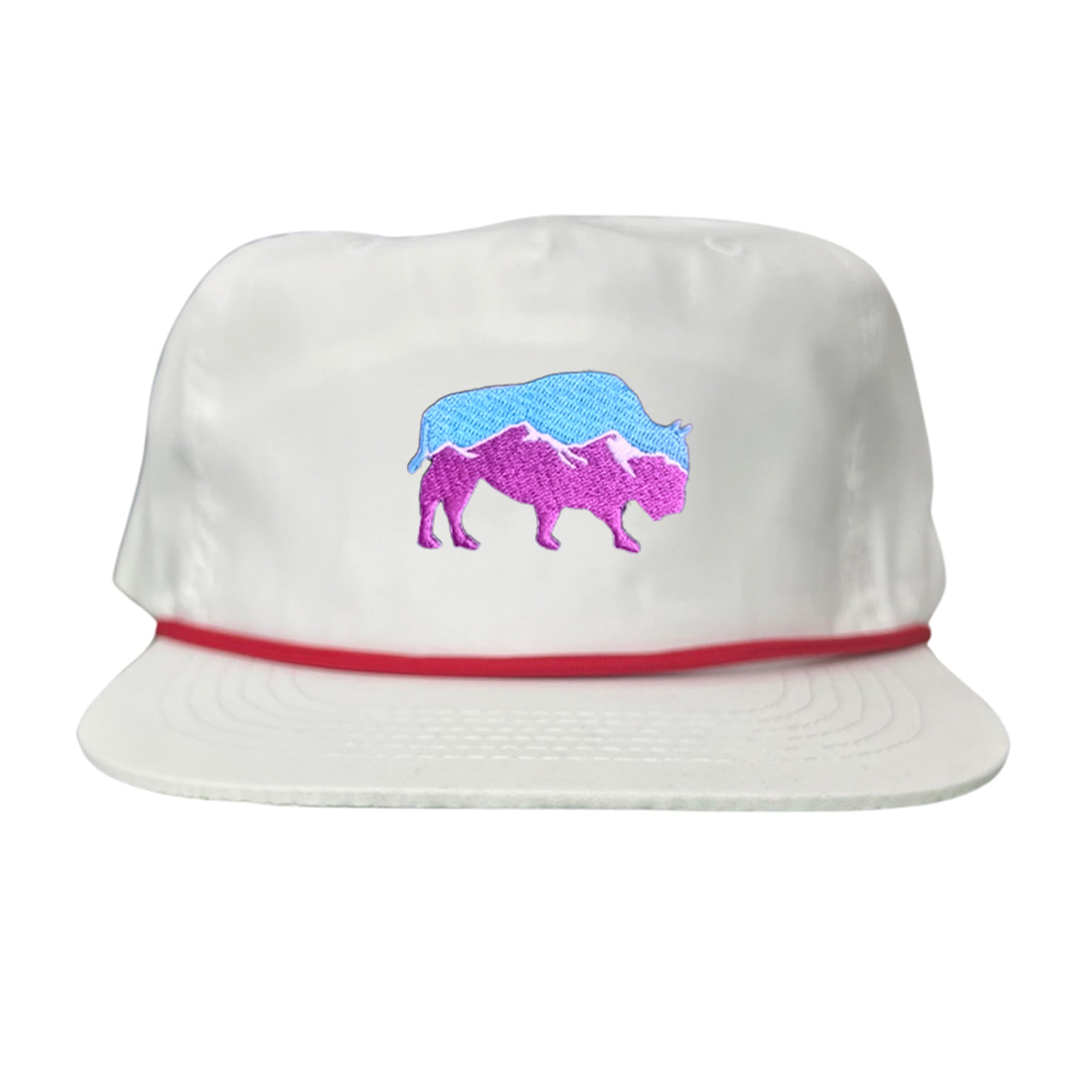Mountain Bison Patch Outdoor Casual Baseball Hat