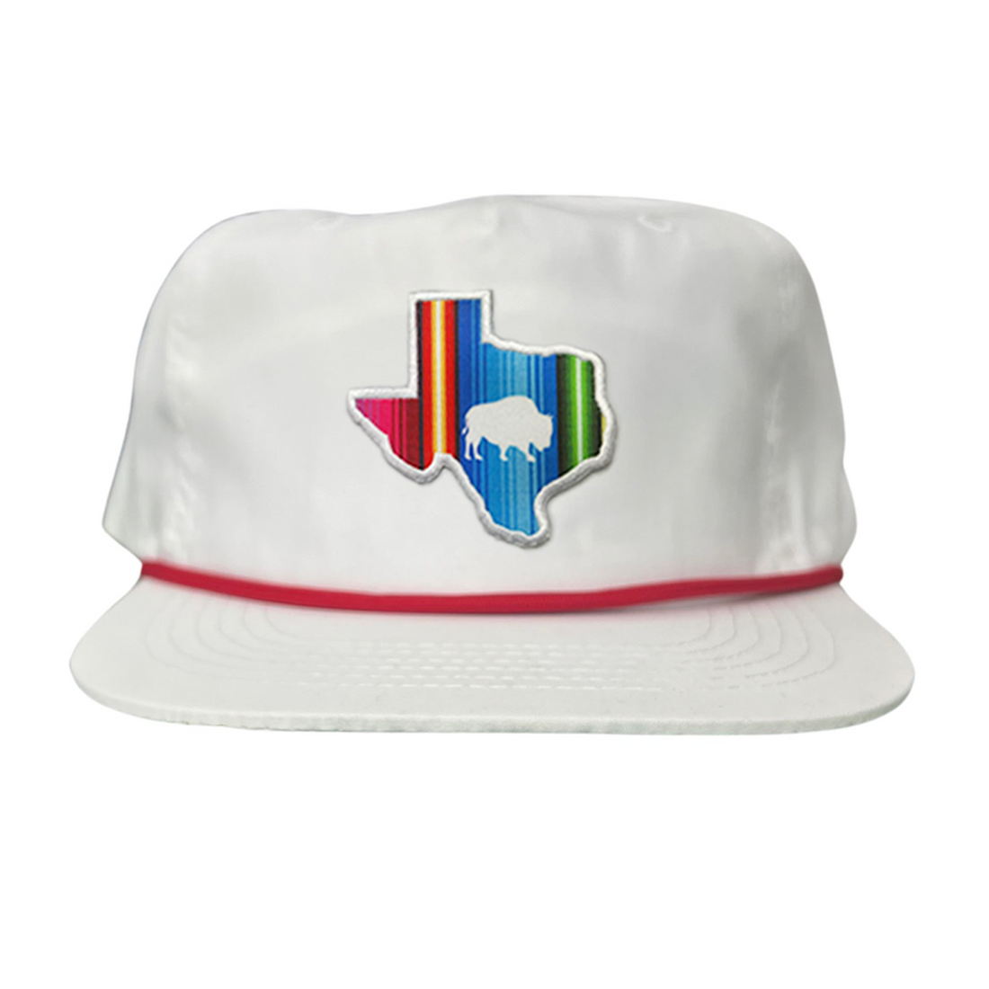 State of Texas Serape Baseball Cap with Adjustable Snapback Closure