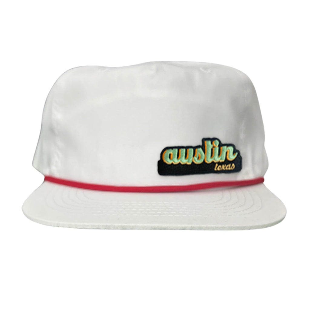 Last Stand Austin Texas Cut Out Patch Trucker Hat