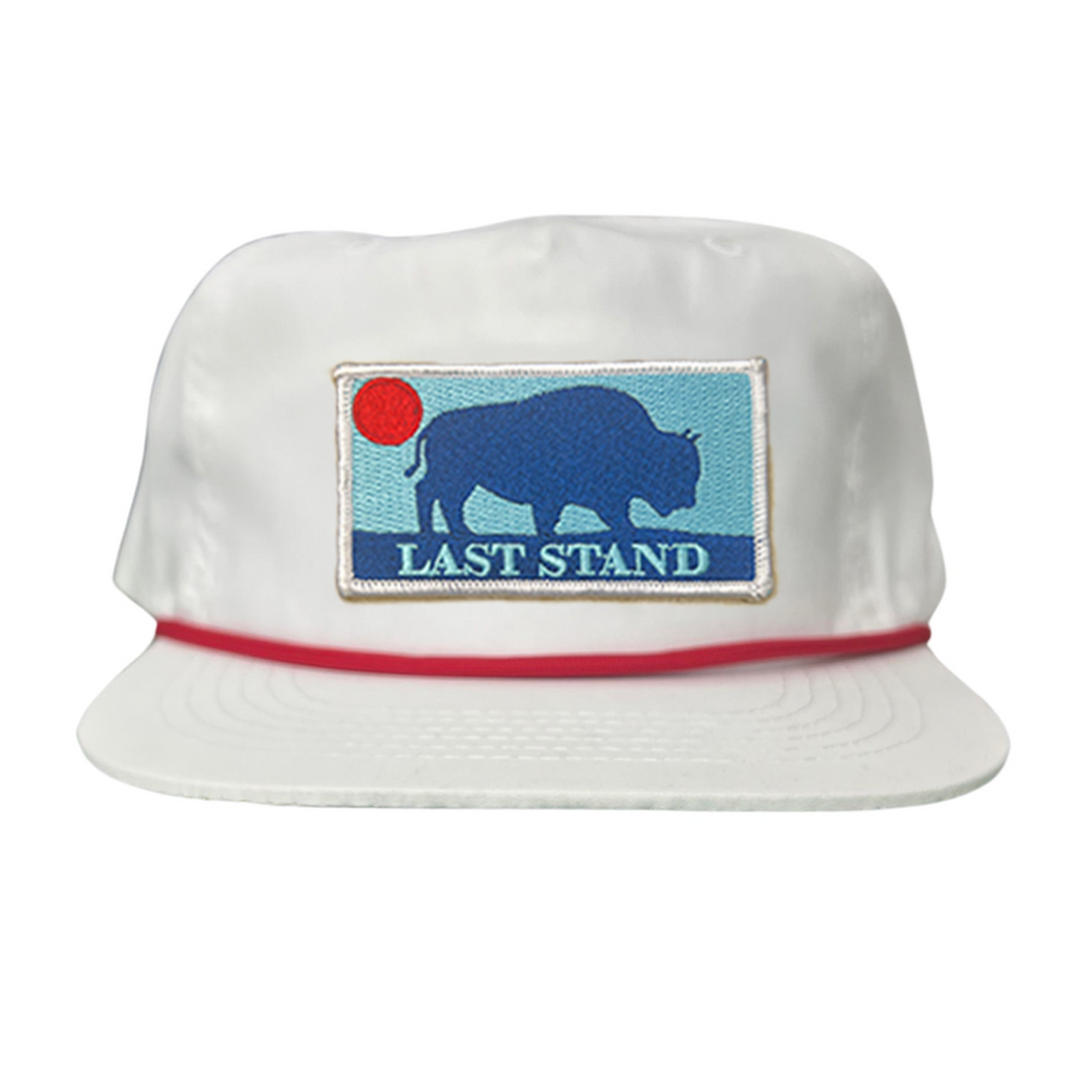 Bison Sunset Baseball Cap - Mountain Outdoors Snapback Hat