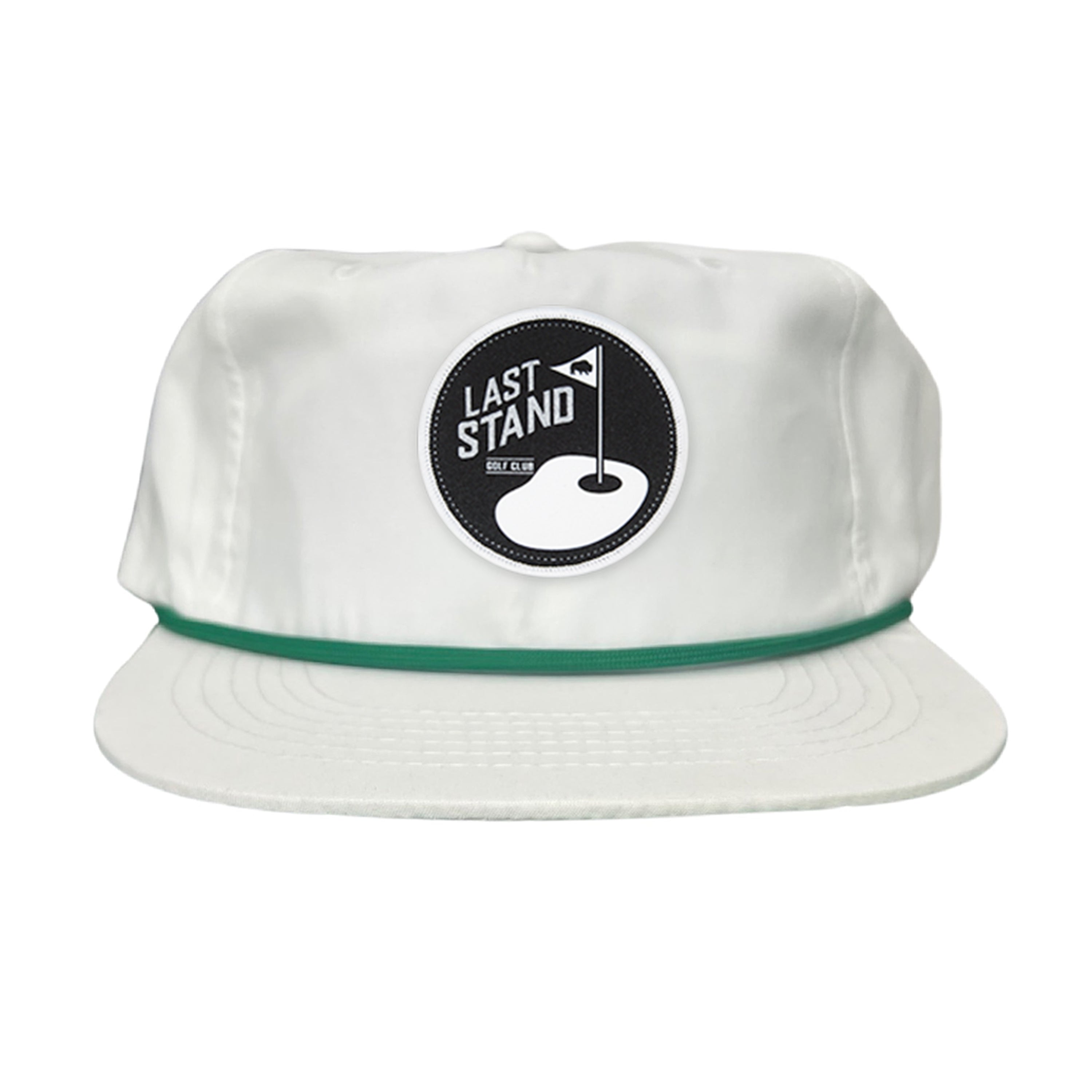 Golf Club Snapback Hat with Breathable Mesh Back and Curved Bill