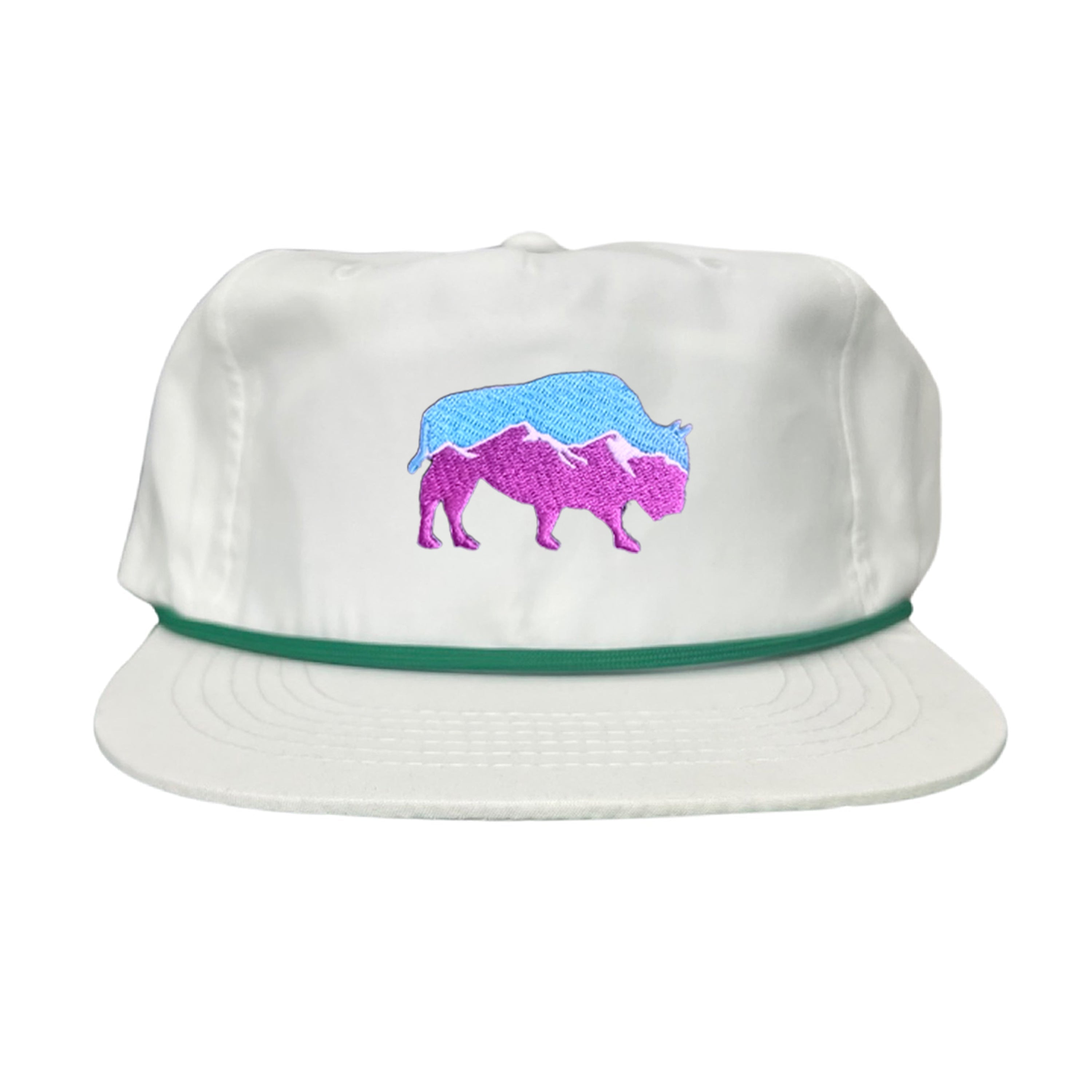 Mountain Bison Patch Outdoor Casual Baseball Hat