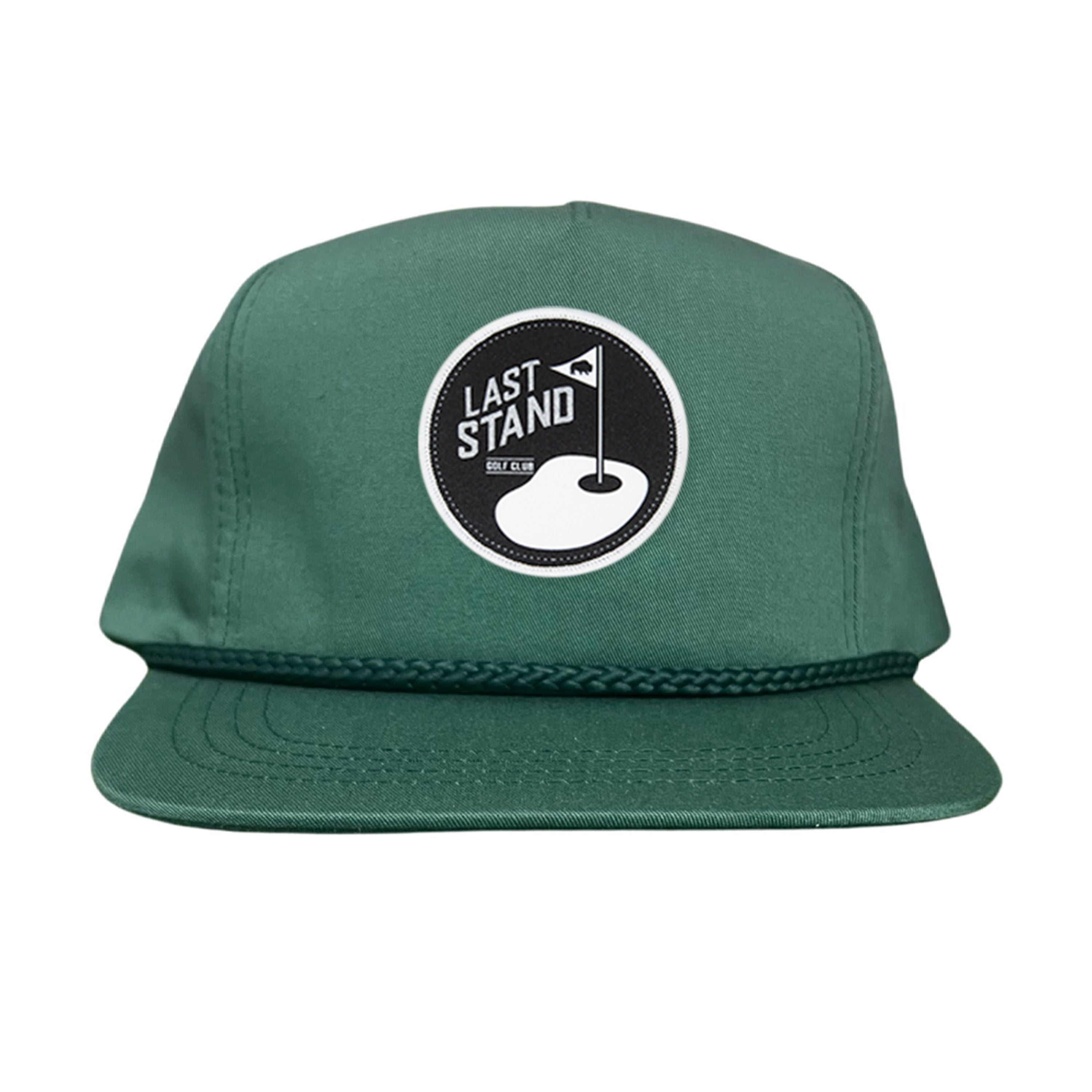 Golf Club Snapback Hat with Breathable Mesh Back and Curved Bill