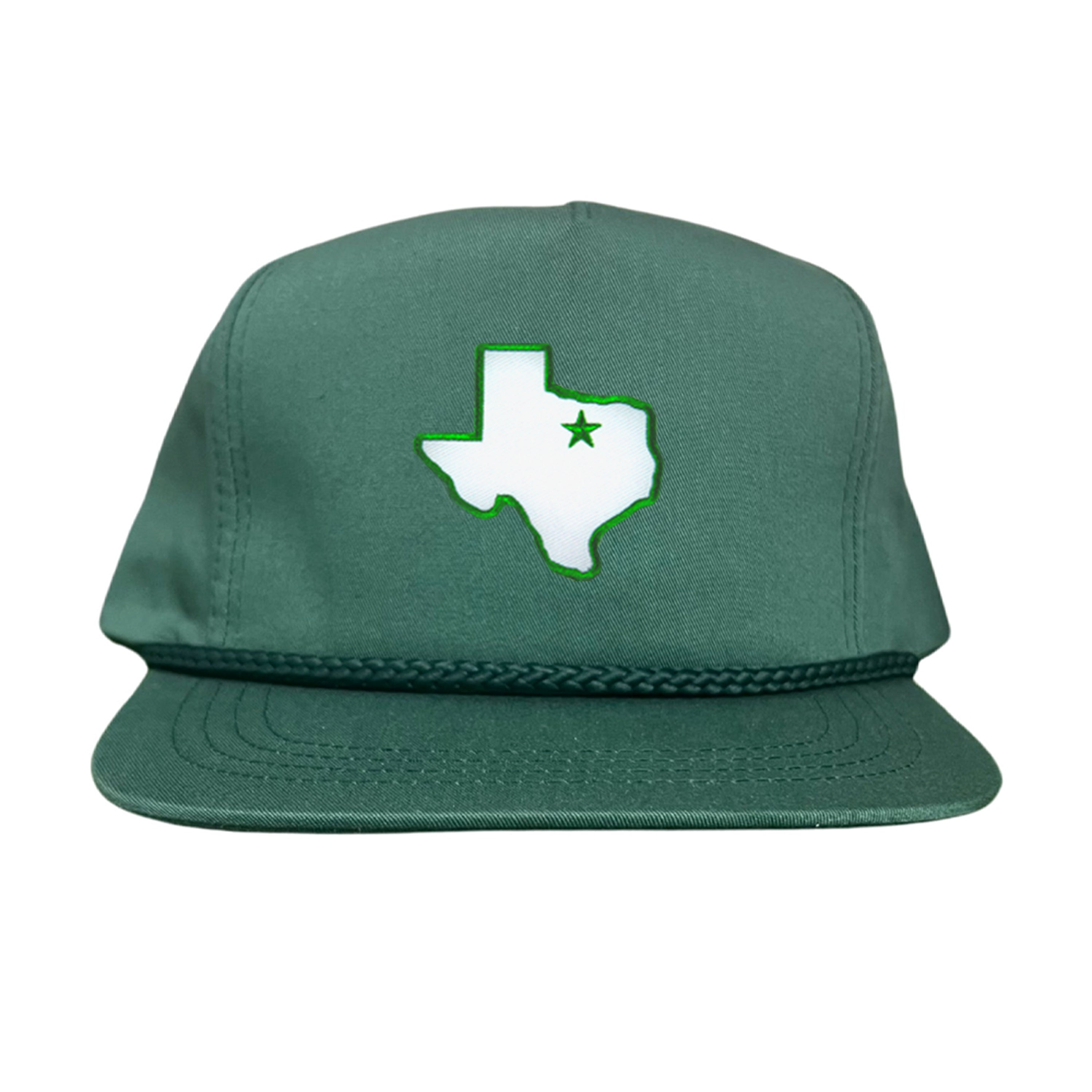 UNT State of Texas Star Baseball Hat Green Black Beige White