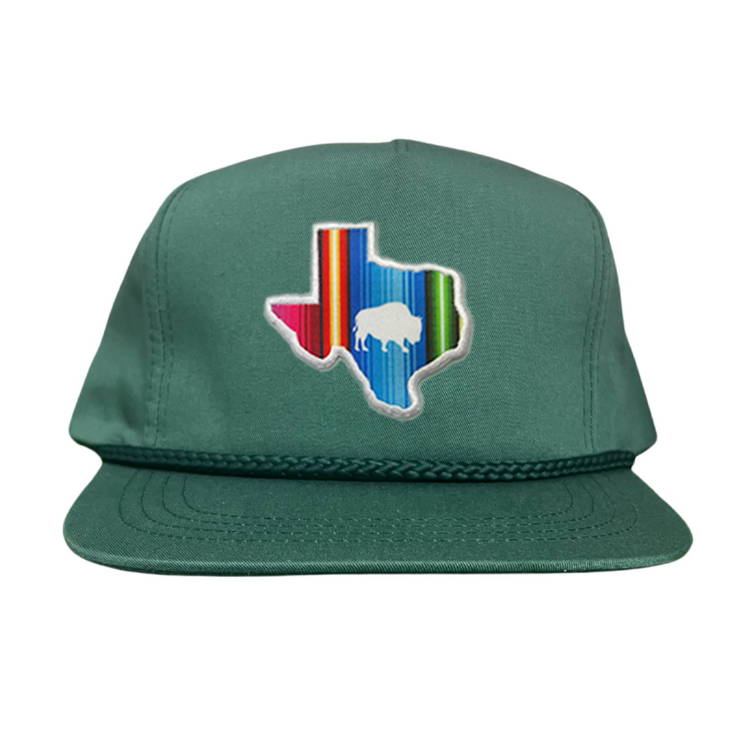 State of Texas Serape Baseball Cap with Adjustable Snapback Closure
