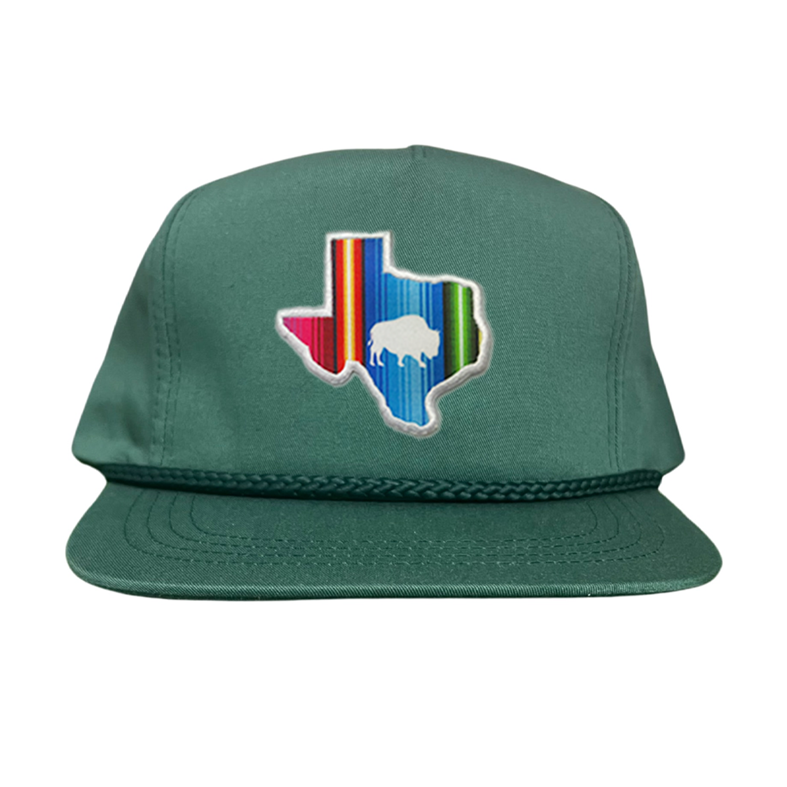 State of Texas Serape Baseball Cap with Adjustable Snapback Closure