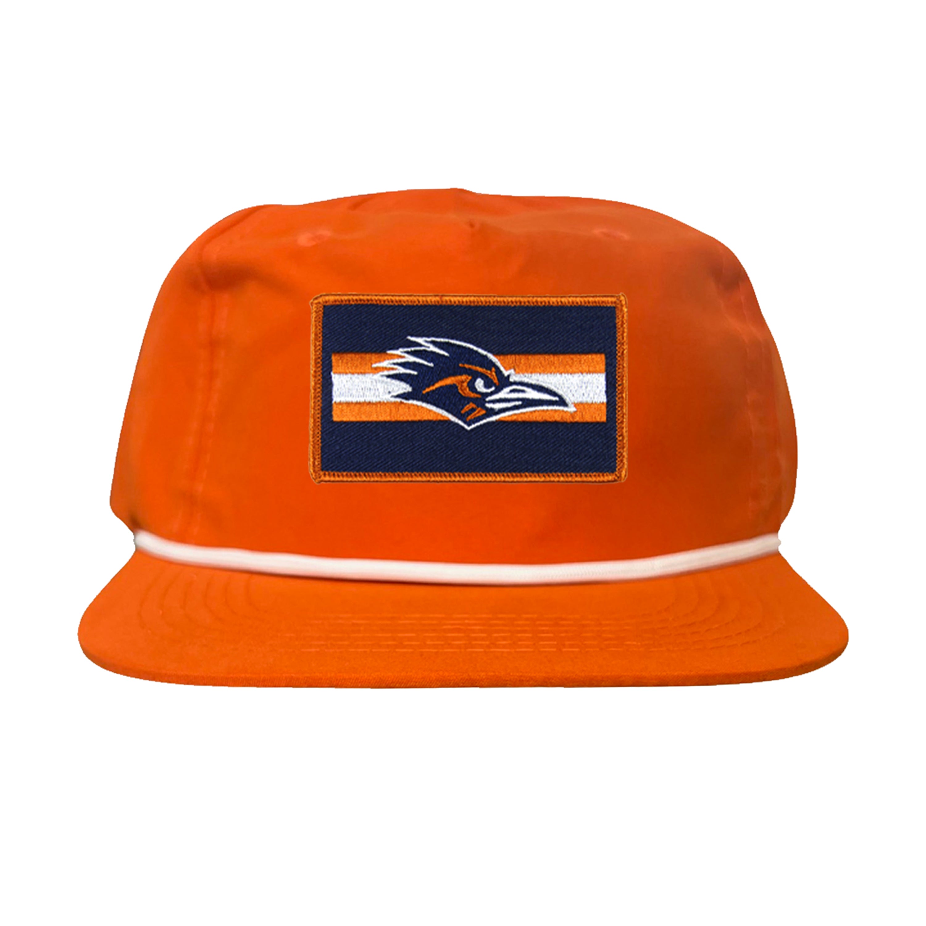 UTSA Roadrunner Rectangle Stripe Patch Hat - Blue and Orange