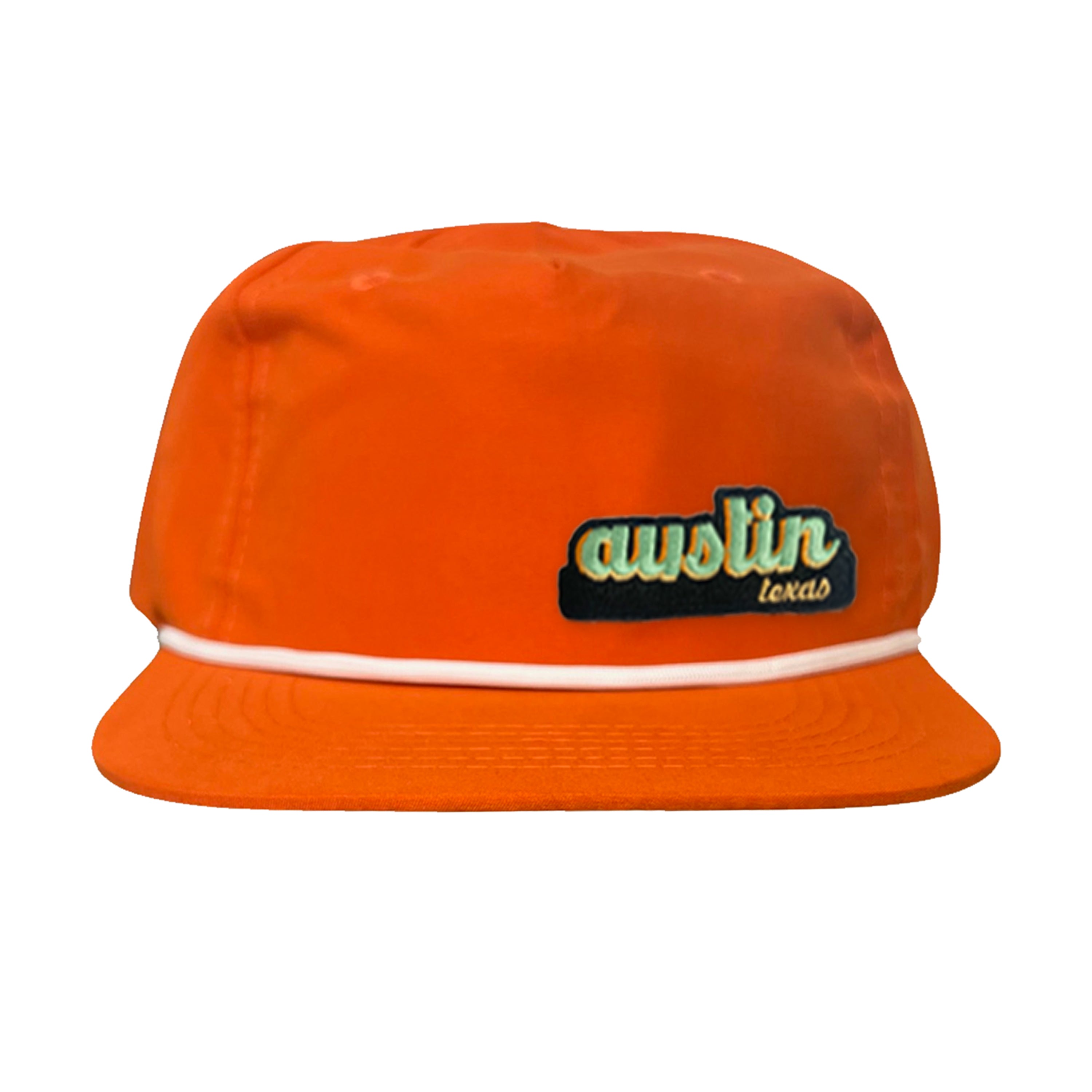 Last Stand Austin Texas Cut Out Patch Trucker Hat