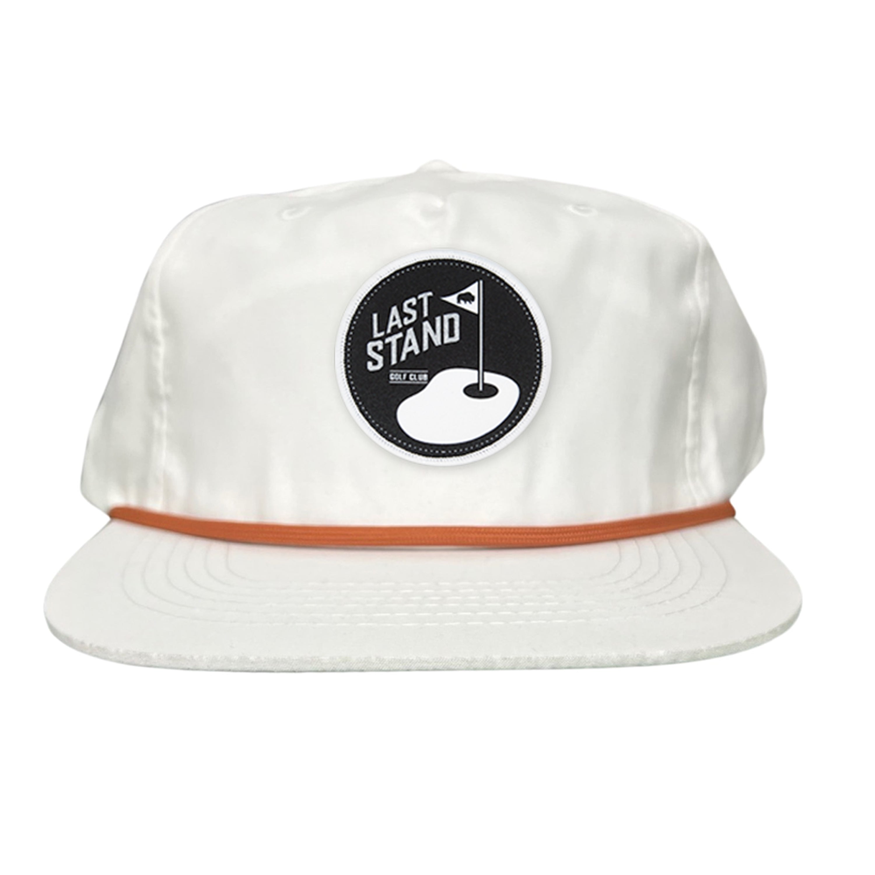 Golf Club Snapback Hat with Breathable Mesh Back and Curved Bill