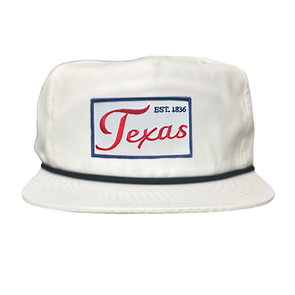Texas EST 1836 Script Hat - Mesh Snapback, Dad or Rope Style