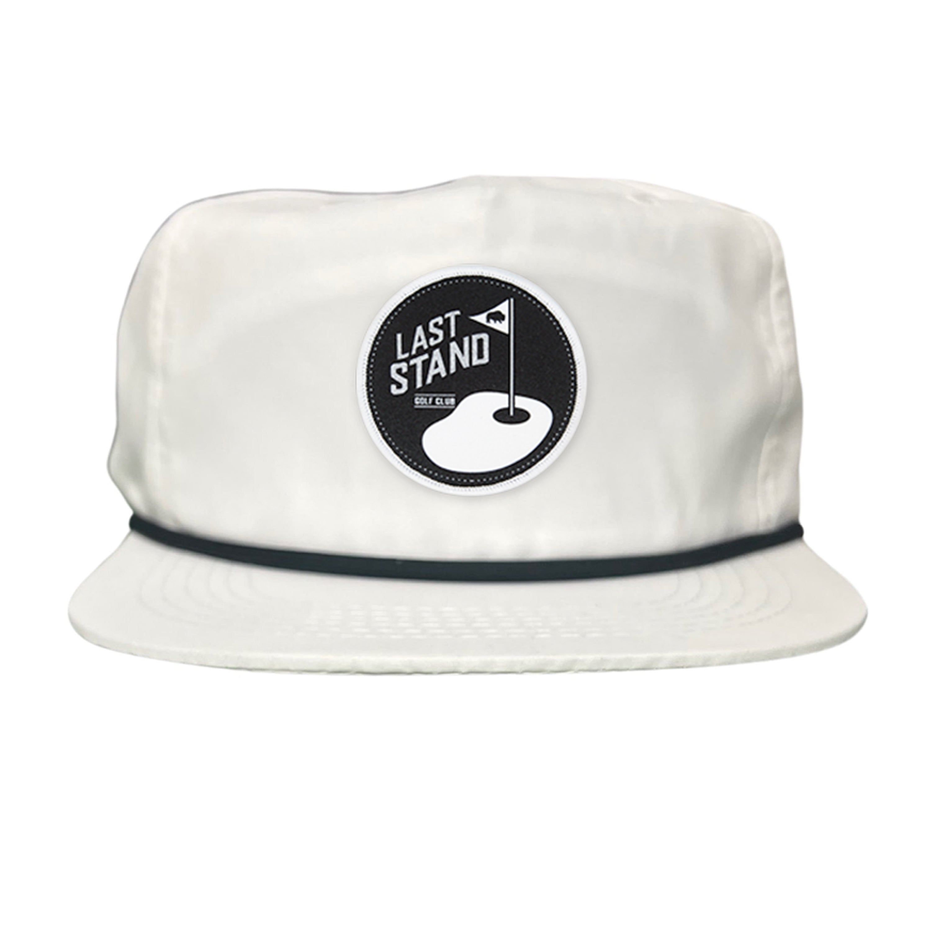 Golf Club Snapback Hat with Breathable Mesh Back and Curved Bill