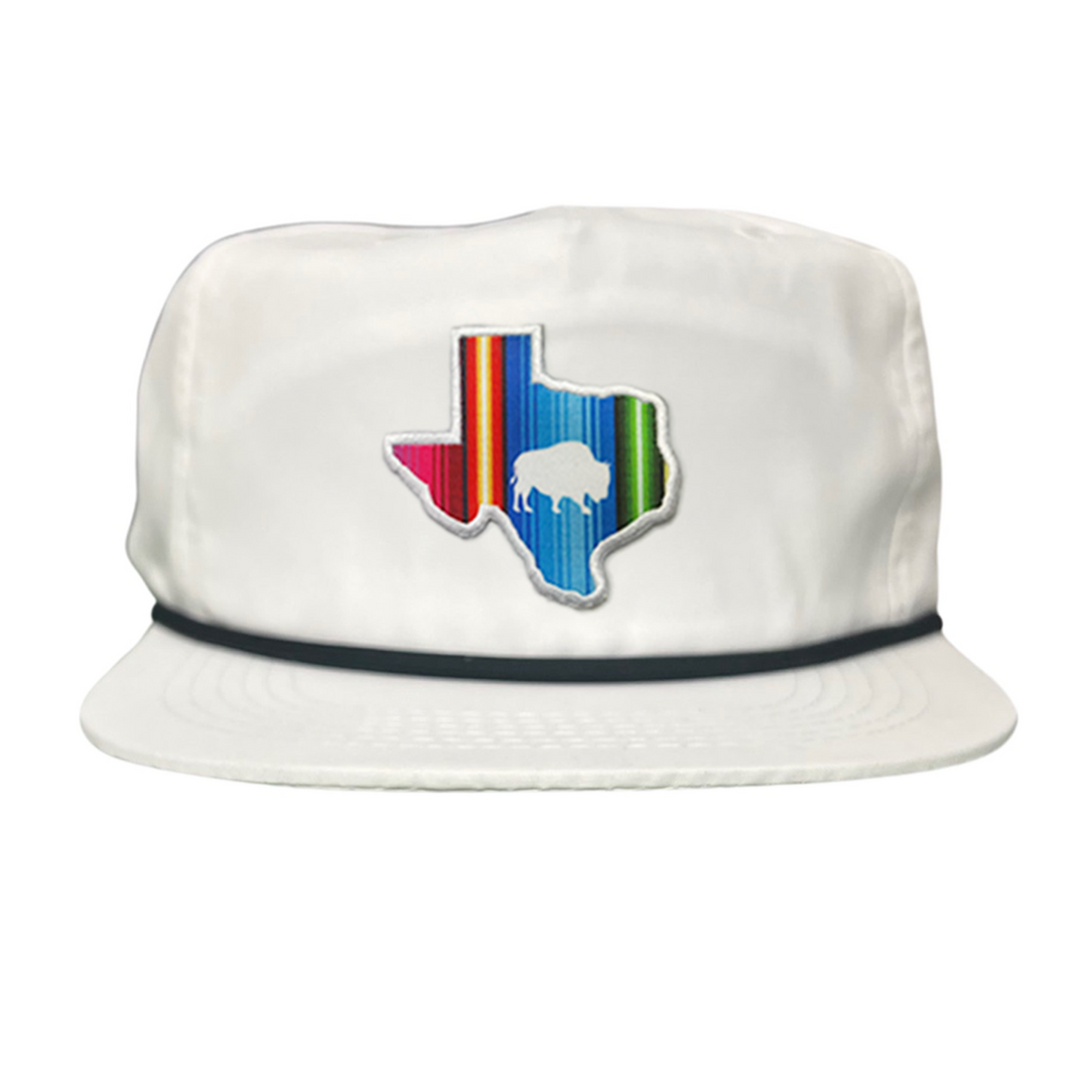 State of Texas Serape Baseball Cap with Adjustable Snapback Closure