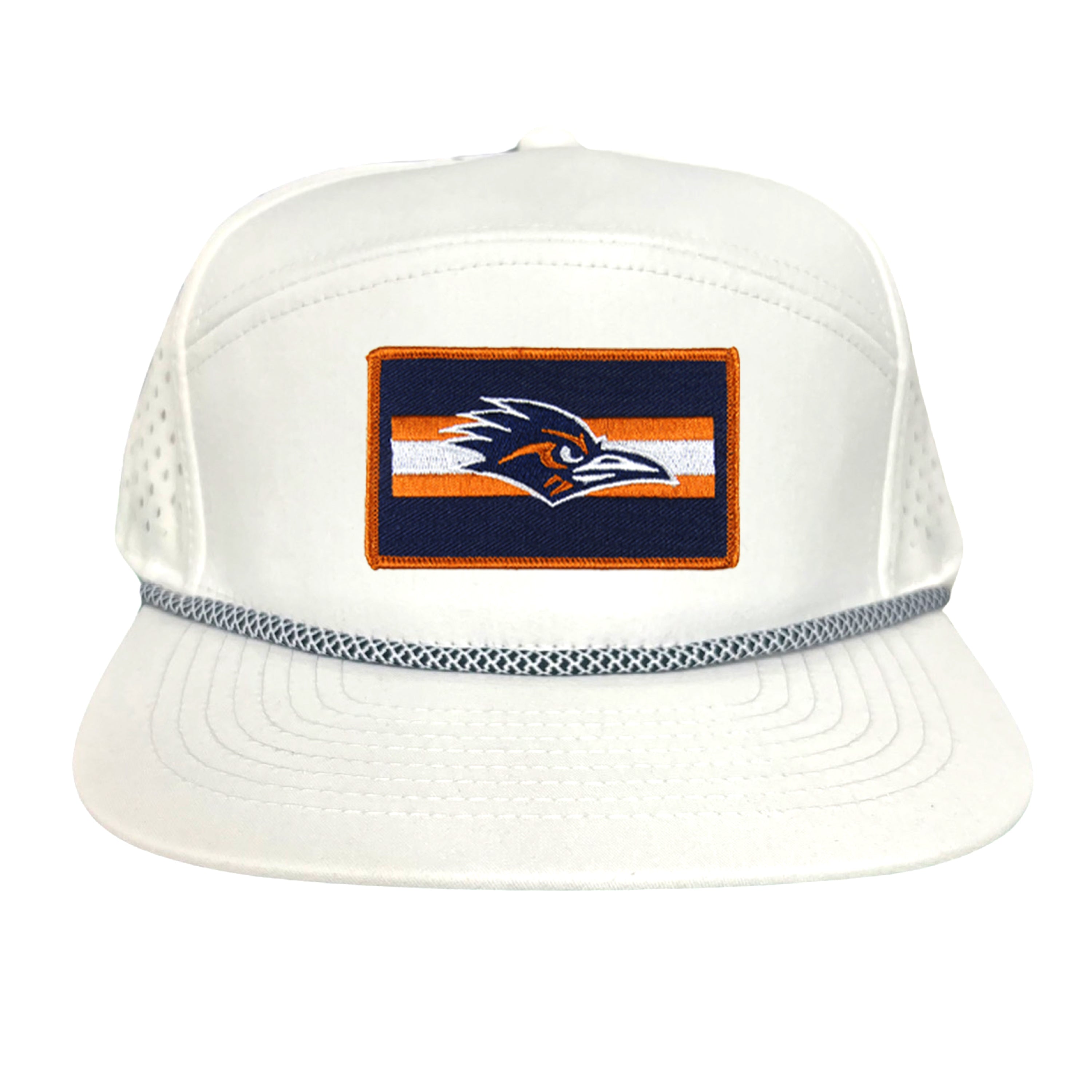 UTSA Roadrunner Rectangle Stripe Patch Hat - Blue and Orange