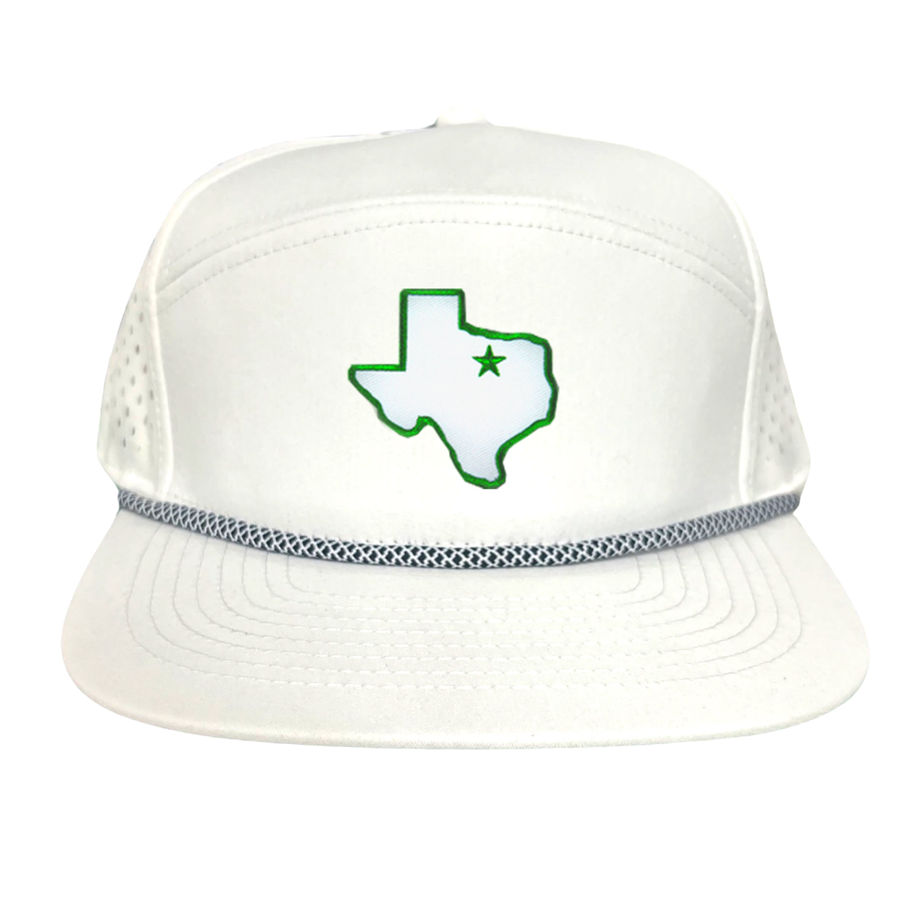 UNT State of Texas Star Baseball Hat Green Black Beige White
