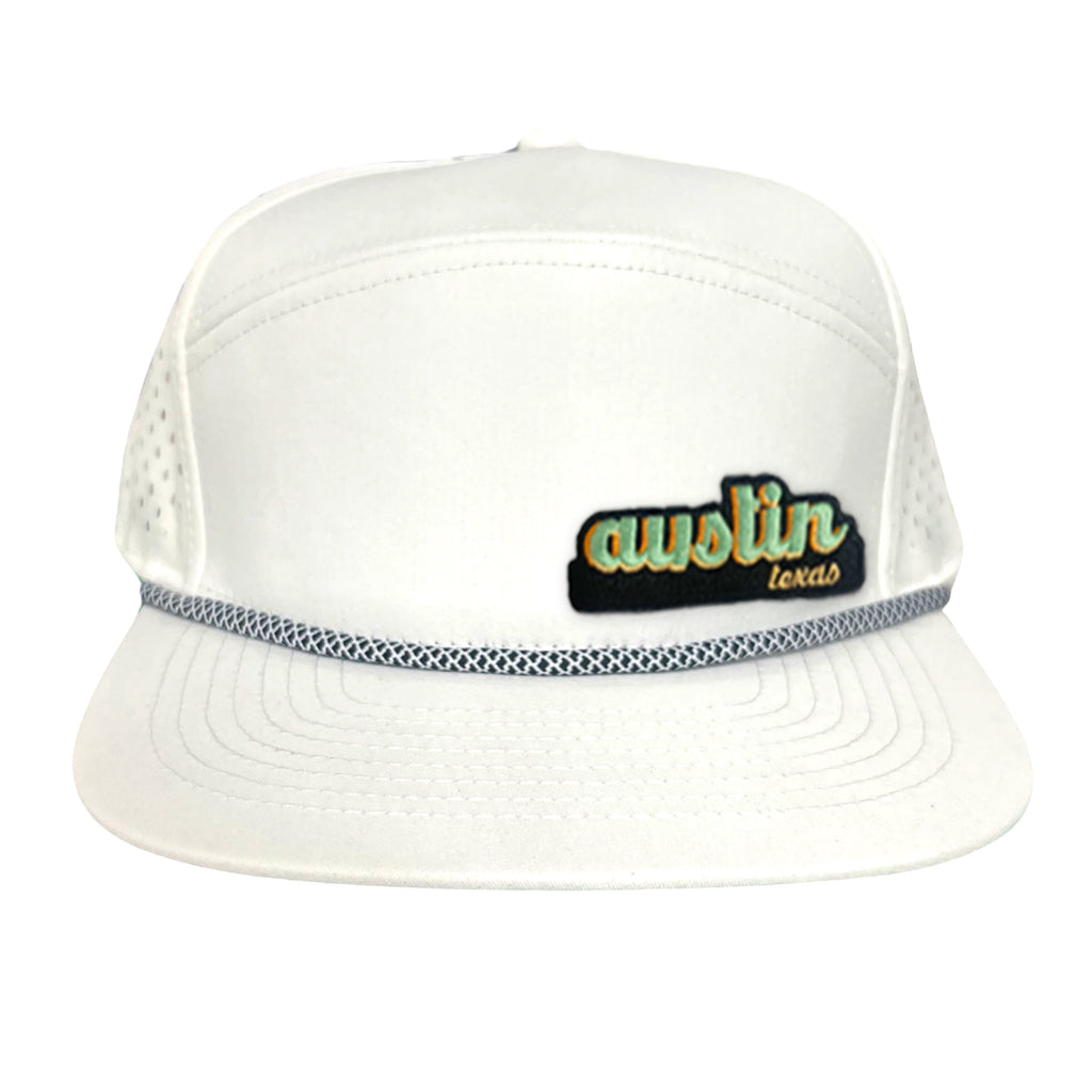 Last Stand Austin Texas Cut Out Patch Trucker Hat