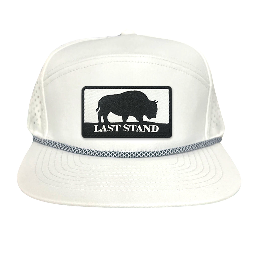 Bison Graphic Curved Bill Trucker Hat Mesh Snapback Cap