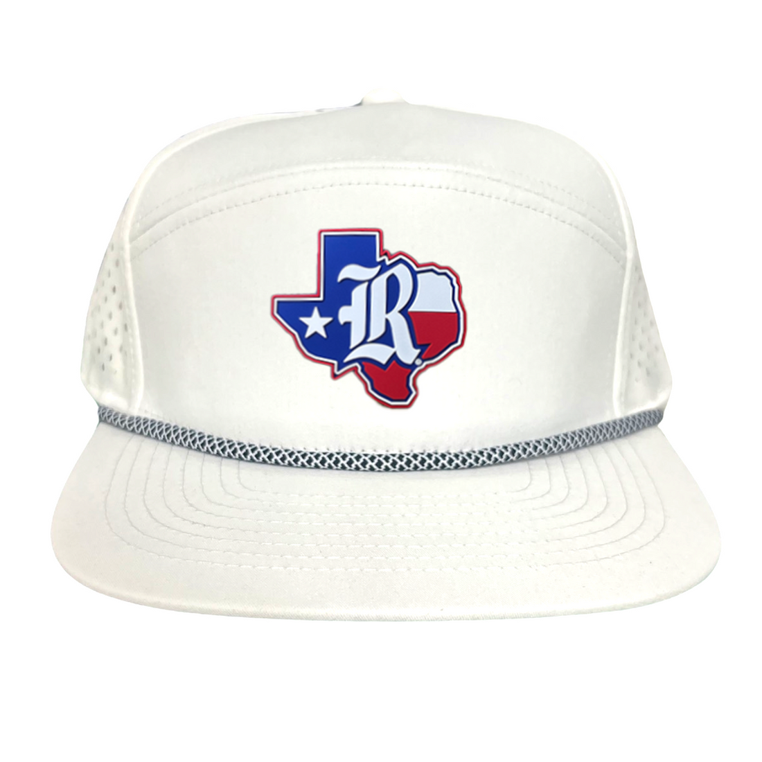Rice University Old R Texas Flag Rubber Patch Hat