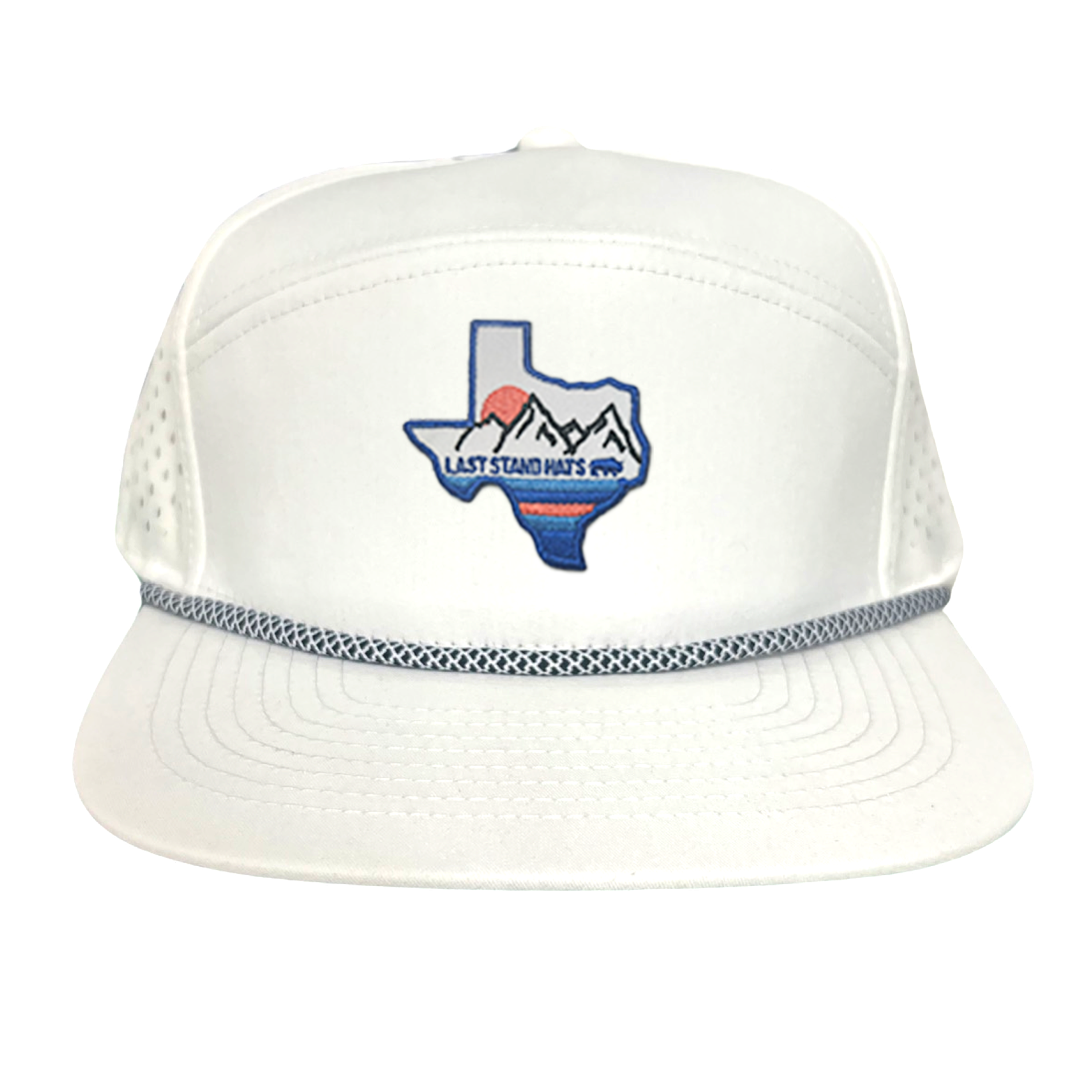 Texas Mountains Blue Graphic Hat - Classic Casual Cap