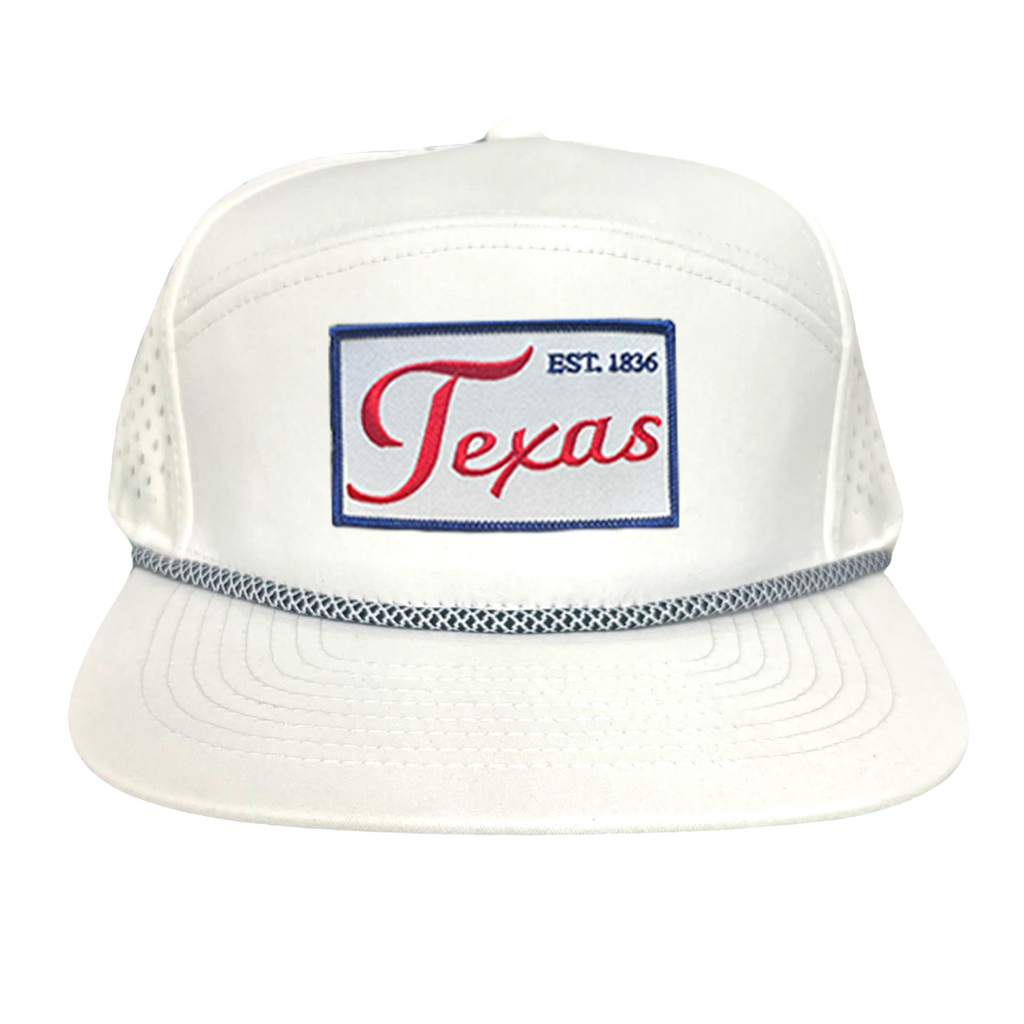 Texas EST 1836 Script Hat - Mesh Snapback, Dad or Rope Style