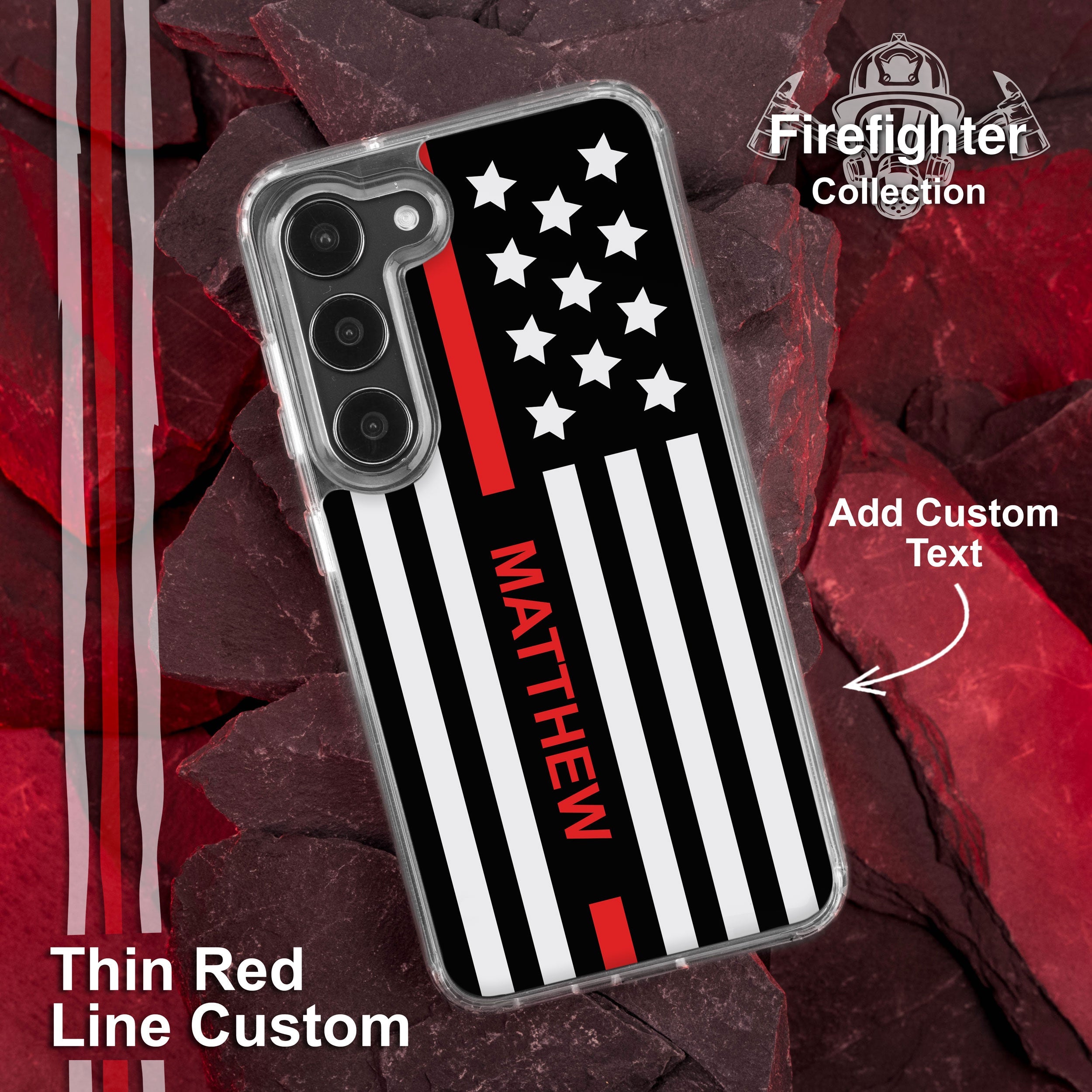 Firefighter HD Samsung Galaxy S22 Phone Case