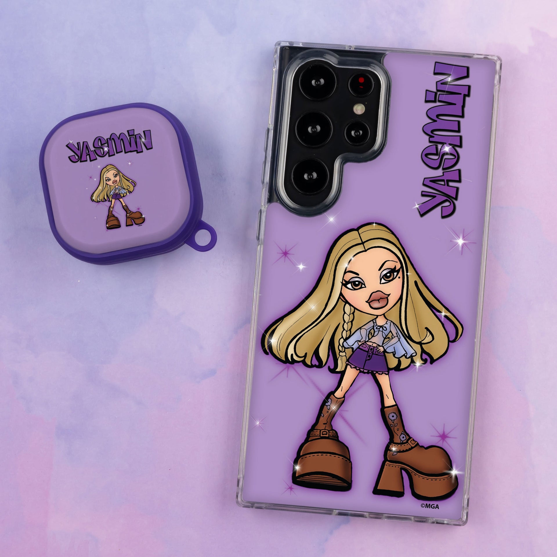 Bratz® Passion For Fashion HD Samsung Galaxy S22 Series and Buds Pro Combo Package