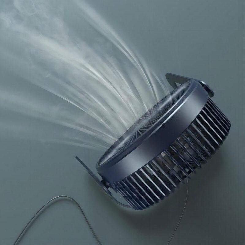 5 Inch Minimalist USB Desktop Fan – Modern Silent Air Cooler